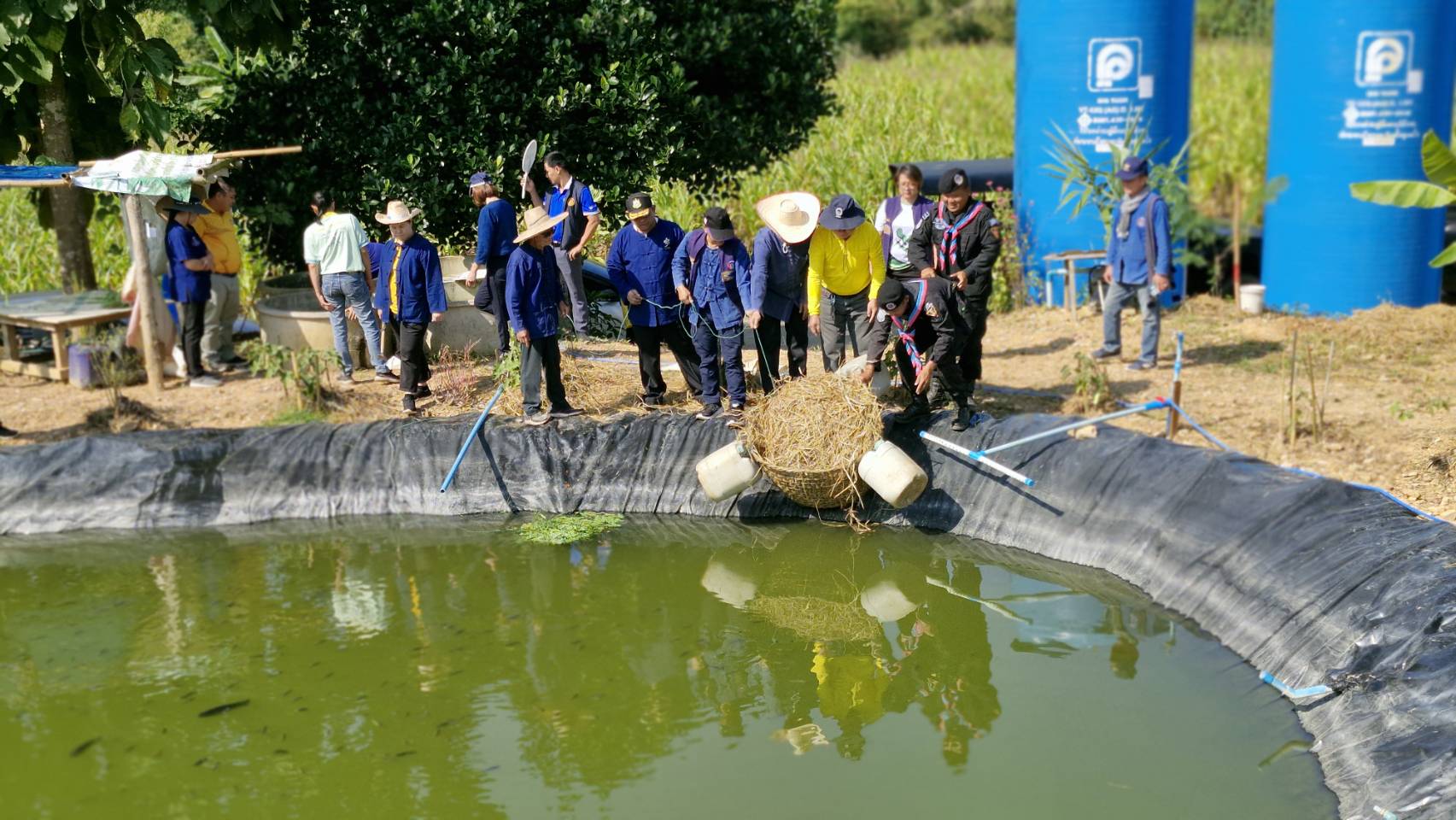 (#) สร้างสรรค์ชุมชน คนพช.น่าน(#)พช.น่าน จัดกิจกรรมเอามื้อสามัคคี ตามโครงการโคก หนอง นาวิถีน่าน พอเพียงสู่ความยั่งยืน ครั้งที่ 1/2568