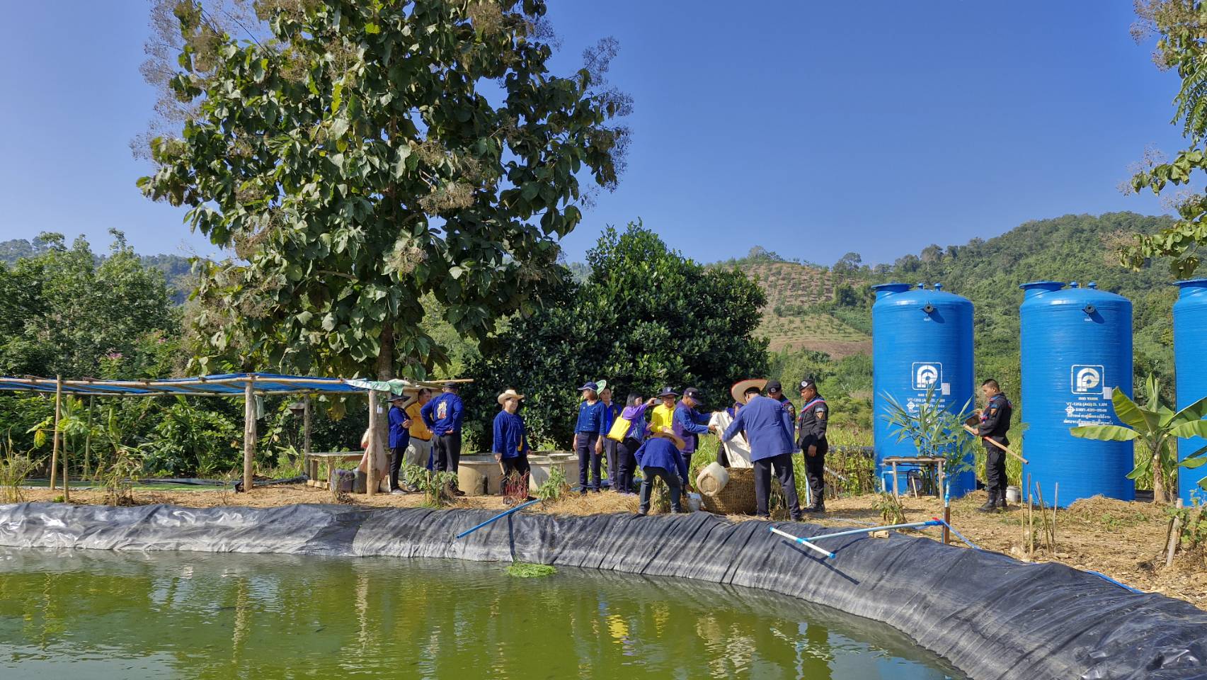 (#) สร้างสรรค์ชุมชน คนพช.น่าน(#)พช.น่าน จัดกิจกรรมเอามื้อสามัคคี ตามโครงการโคก หนอง นาวิถีน่าน พอเพียงสู่ความยั่งยืน ครั้งที่ 1/2568