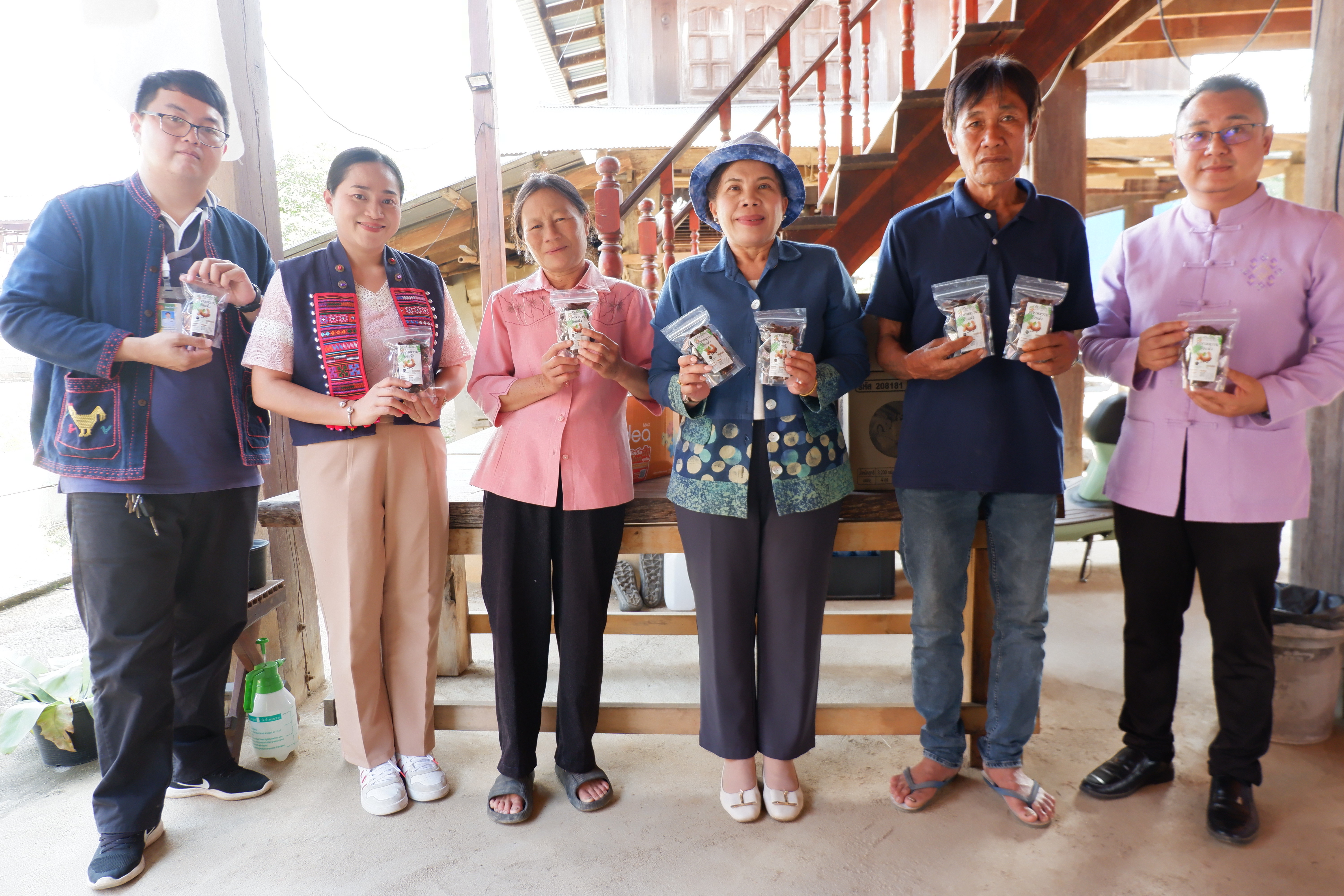 (#)สร้างสรรค์ชุมชน คนพช.น่าน(#) พช.น่าน สำรวจและเตรียมความพร้อมการดำเนินงานโครงการพัฒนาผลิตภัณฑ์ OTOP กลุ่มปรับตัวสู่การพัฒนา (Quadrant D) ปี 2568