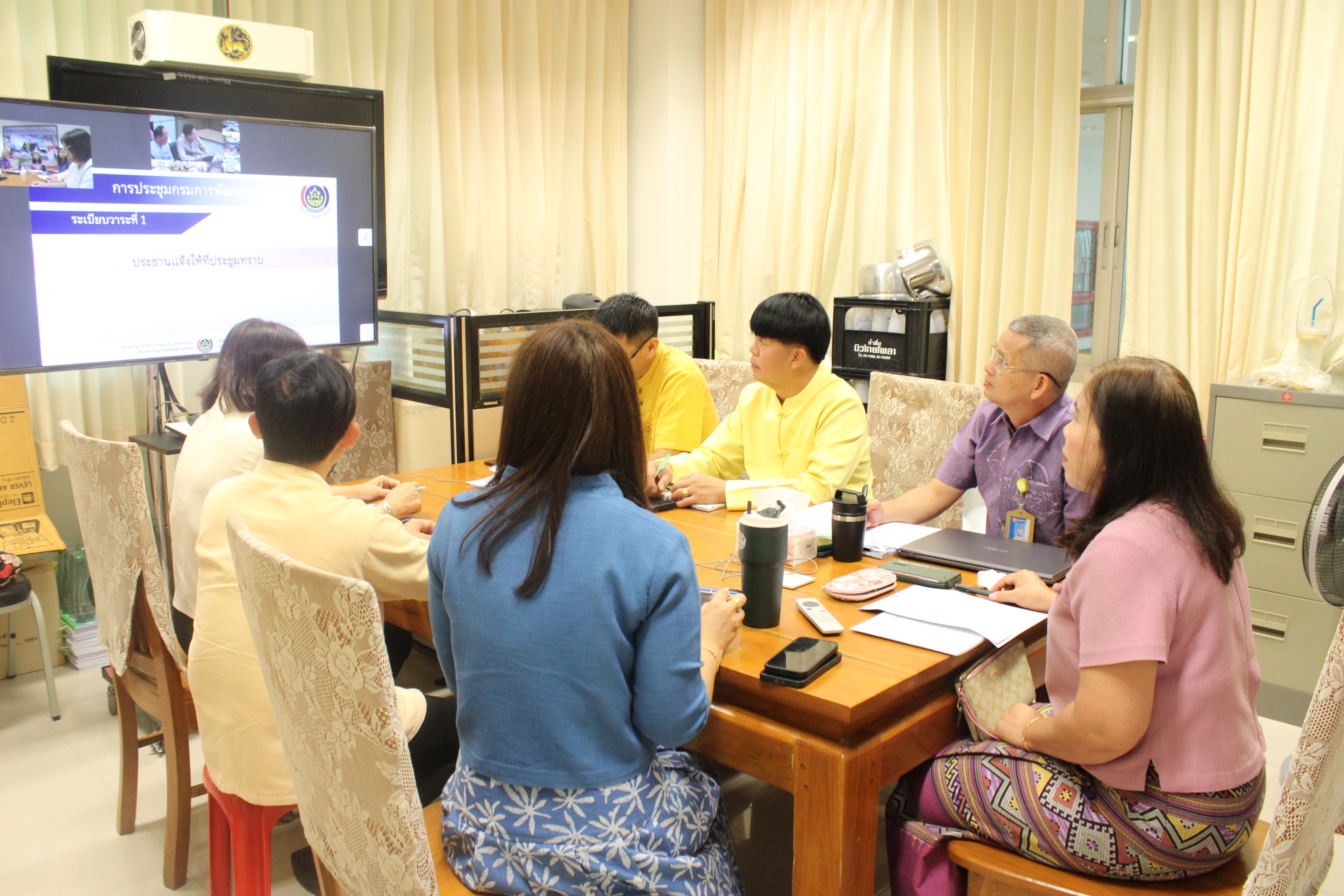 (#) สร้างสรรค์ชุมชน คนพช.น่าน(#) พช.น่าน ร่วมการประชุมกรมการพัฒนาชุมชน ครั้งที่ 11/2567 เคลื่อนงานพช. “ติดตามจริง โปร่งใส ตรวจสอบได้”