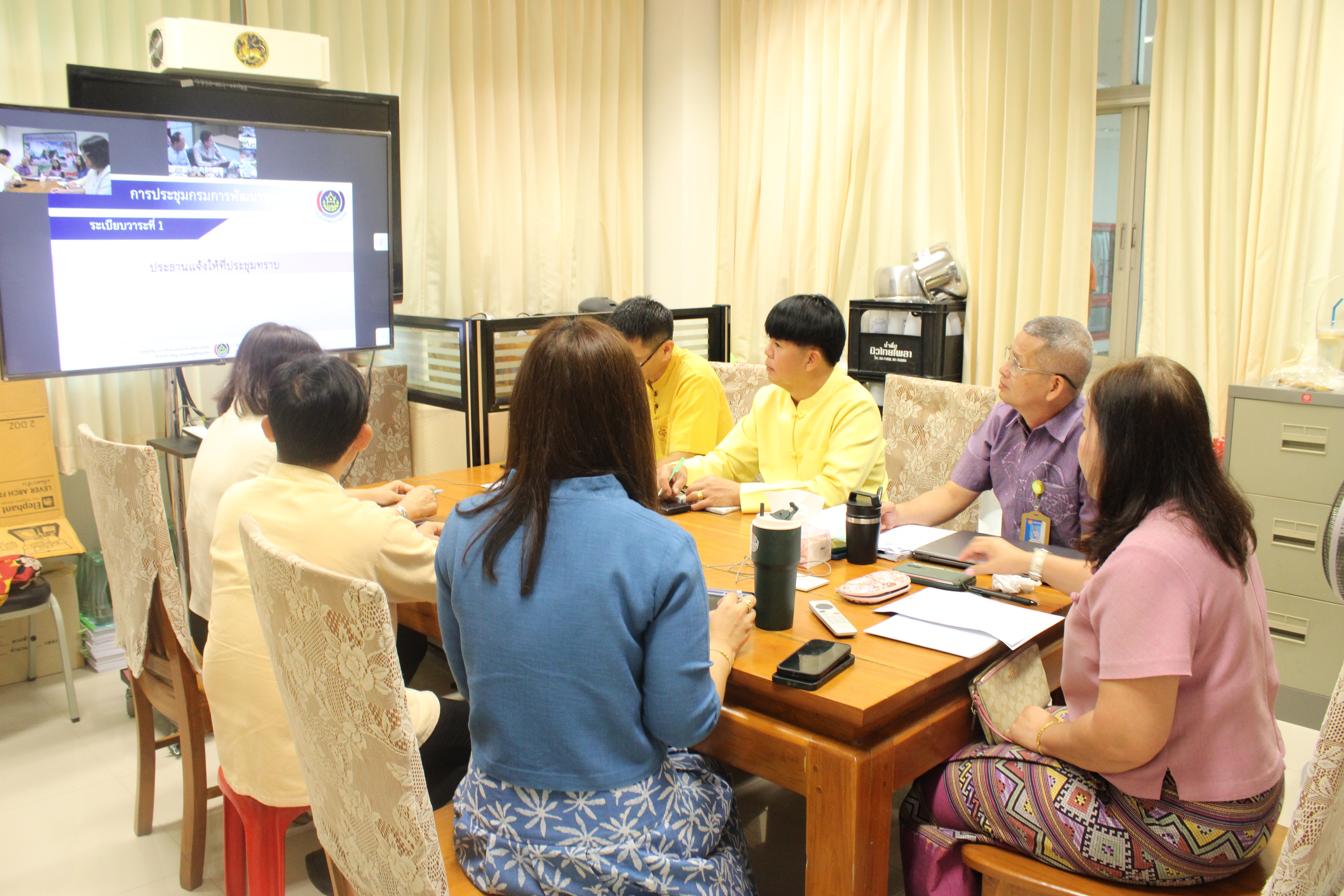 (#) สร้างสรรค์ชุมชน คนพช.น่าน(#) พช.น่าน ร่วมการประชุมกรมการพัฒนาชุมชน ครั้งที่ 11/2567 เคลื่อนงานพช. “ติดตามจริง โปร่งใส ตรวจสอบได้”