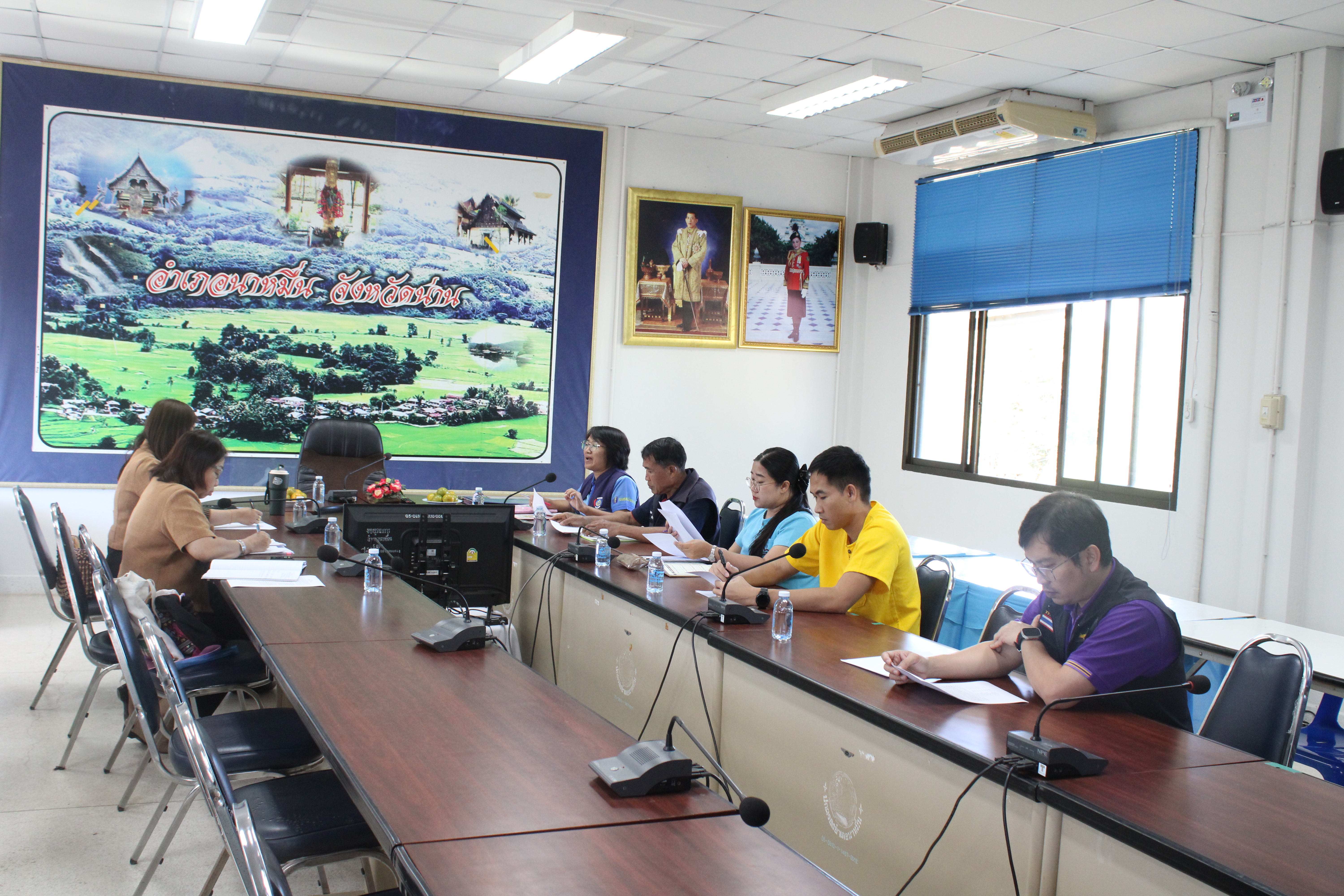 (#) สร้างสรรค์ชุมชน คนพช.น่าน(#) พช.น่าน ติดตามผลการดำเนินงานโครงการแก้ไขปัญหาความยากจน (กข.คจ.) อำเภอนาหมื่น