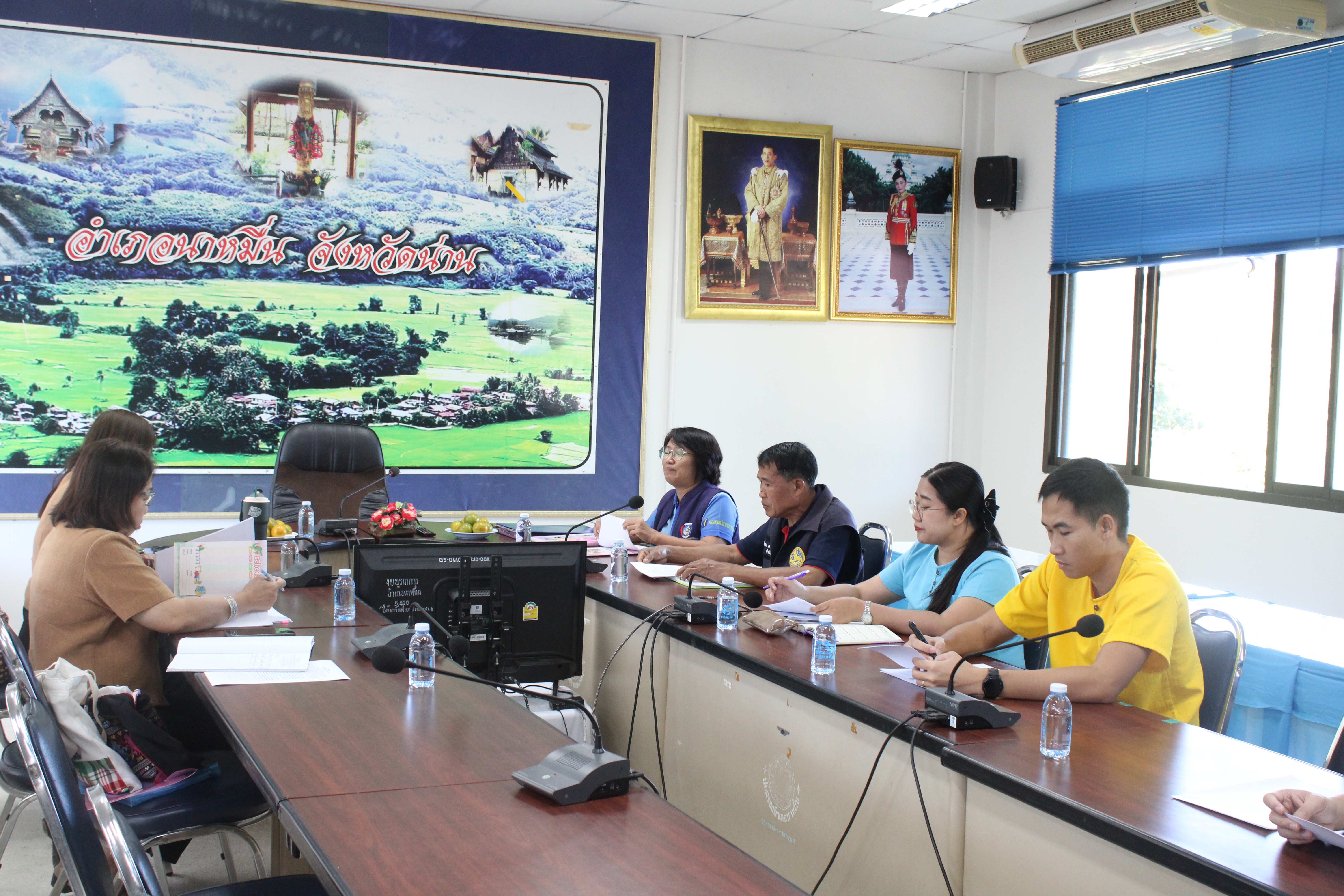 (#) สร้างสรรค์ชุมชน คนพช.น่าน(#) พช.น่าน ติดตามผลการดำเนินงานโครงการแก้ไขปัญหาความยากจน (กข.คจ.) อำเภอนาหมื่น