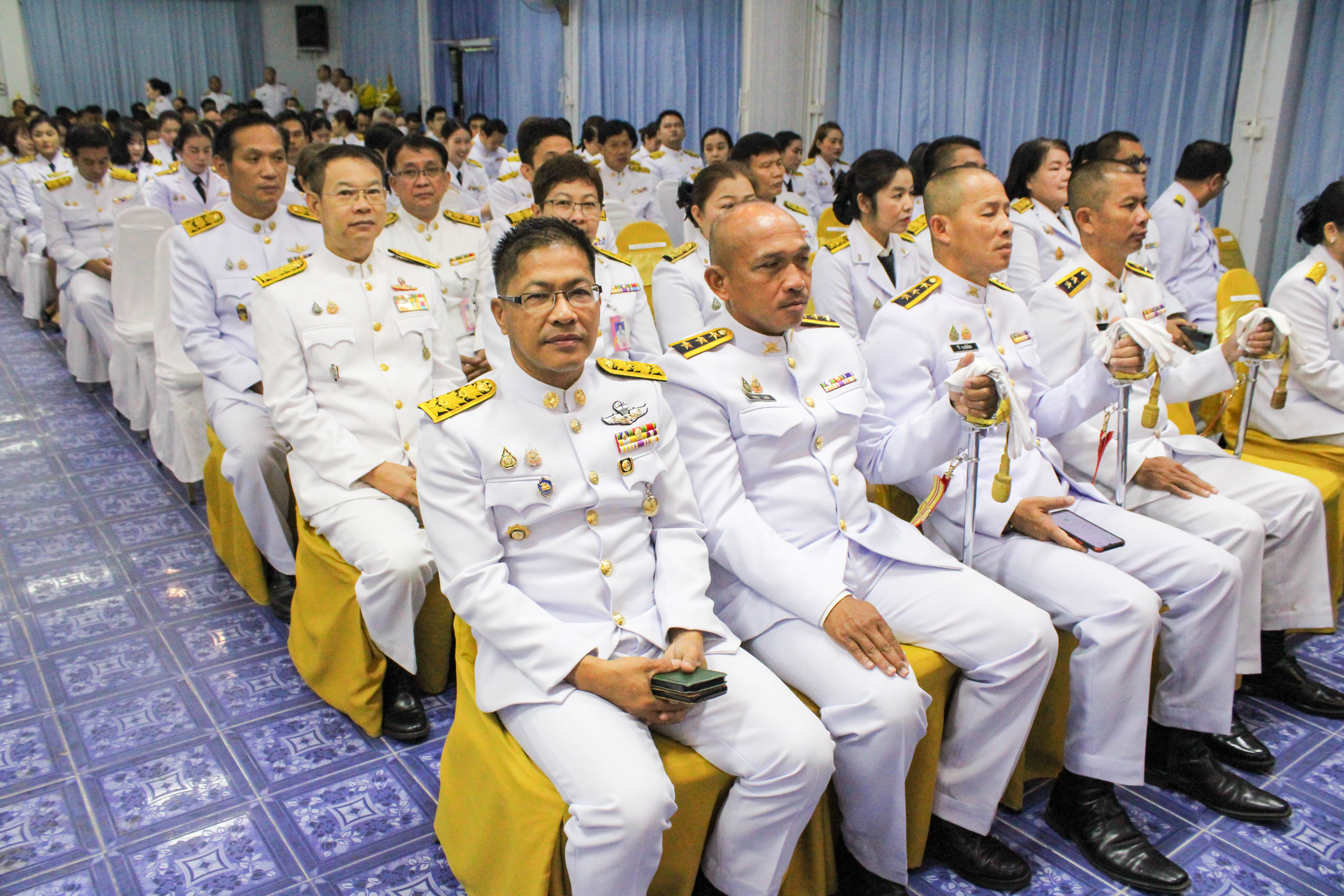 (#)สร้างสรรค์ชุมชน คนพช.น่าน(#) พช.น่าน ร่วมประกอบพิธีวางพานพุ่มดอกไม้สด เนื่องในวัน “พระบิดาแห่งฝนหลวง” ประจำปี 2567