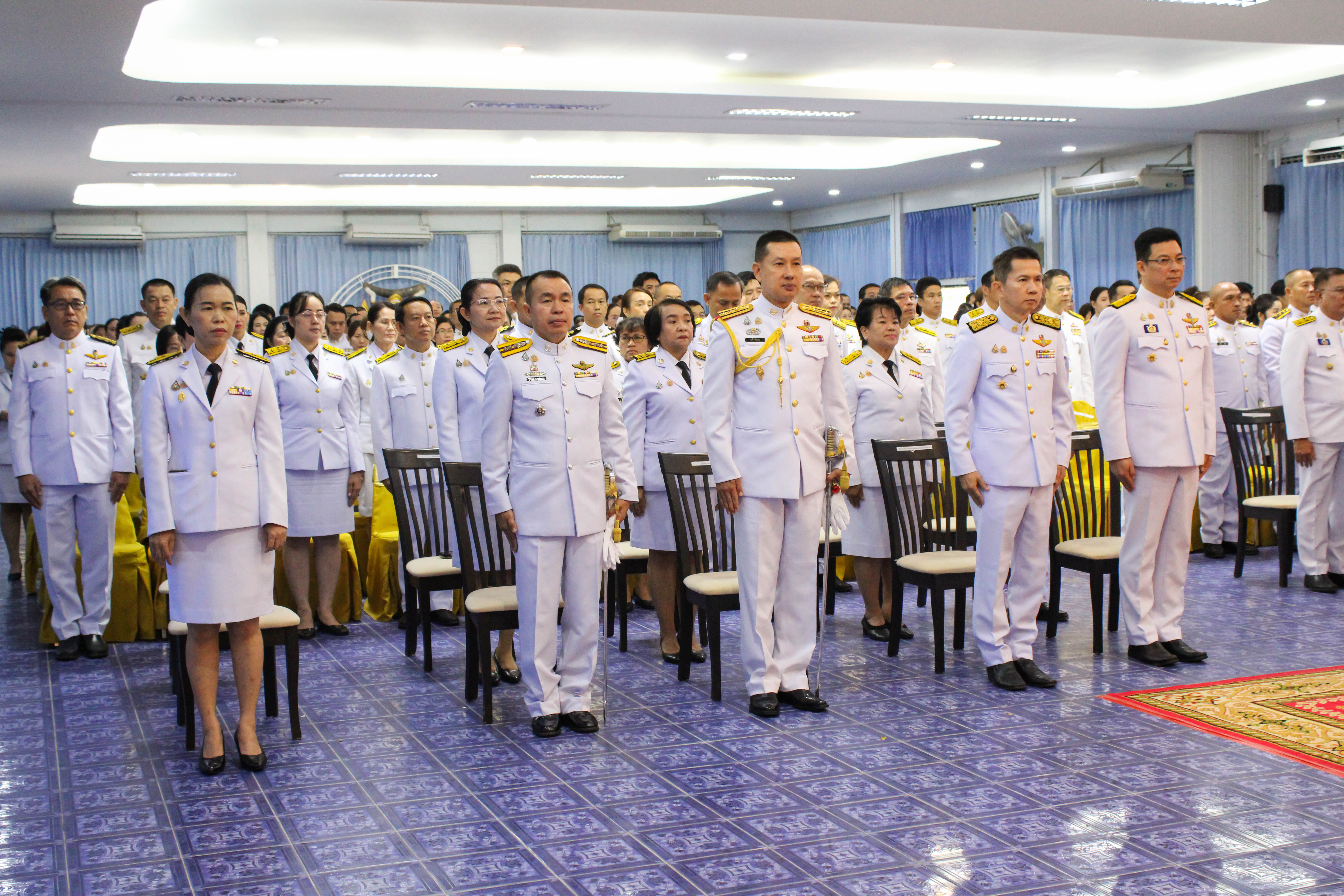 (#)สร้างสรรค์ชุมชน คนพช.น่าน(#) พช.น่าน ร่วมประกอบพิธีวางพานพุ่มดอกไม้สด เนื่องในวัน “พระบิดาแห่งฝนหลวง” ประจำปี 2567