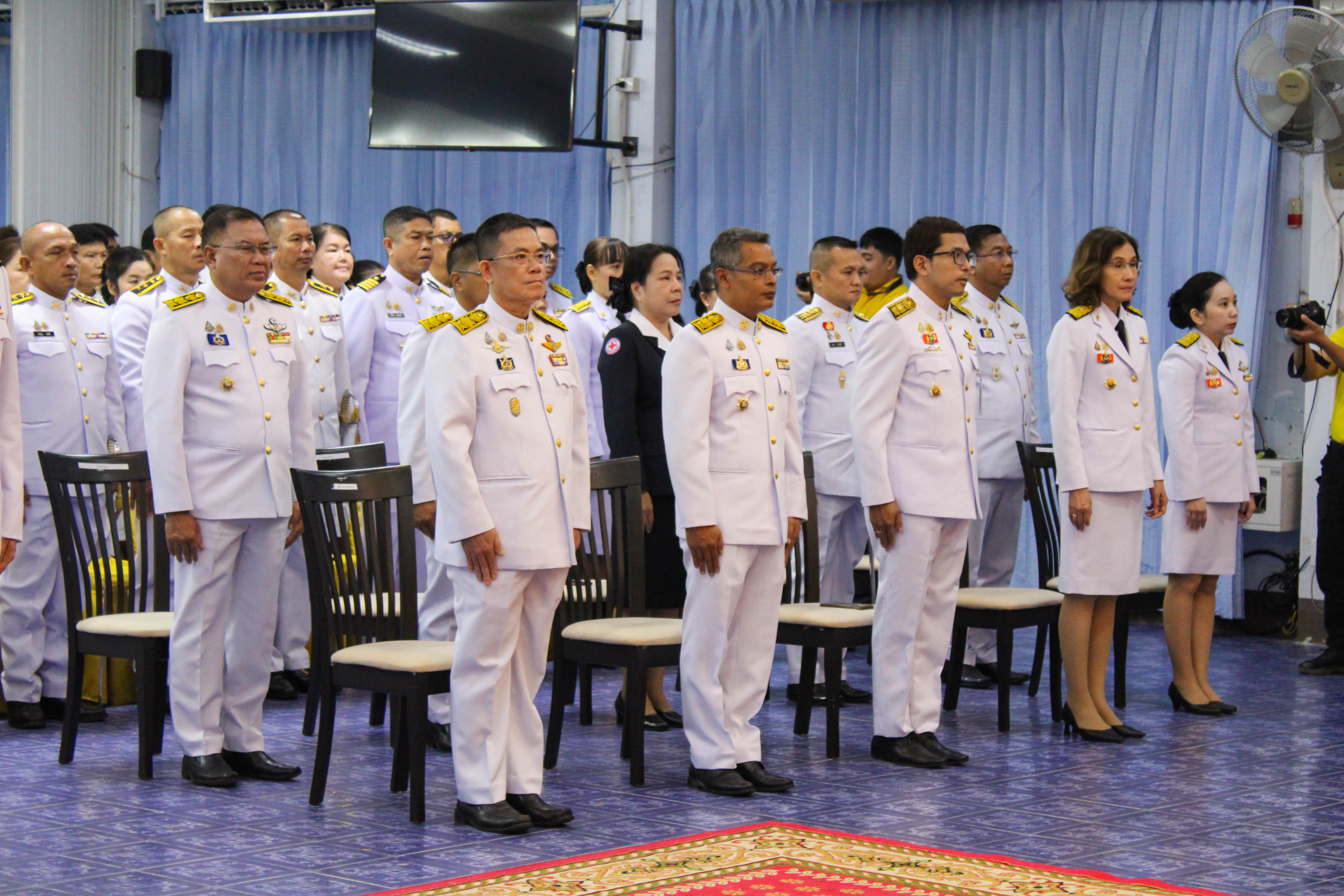 (#)สร้างสรรค์ชุมชน คนพช.น่าน(#) พช.น่าน ร่วมประกอบพิธีวางพานพุ่มดอกไม้สด เนื่องในวัน “พระบิดาแห่งฝนหลวง” ประจำปี 2567