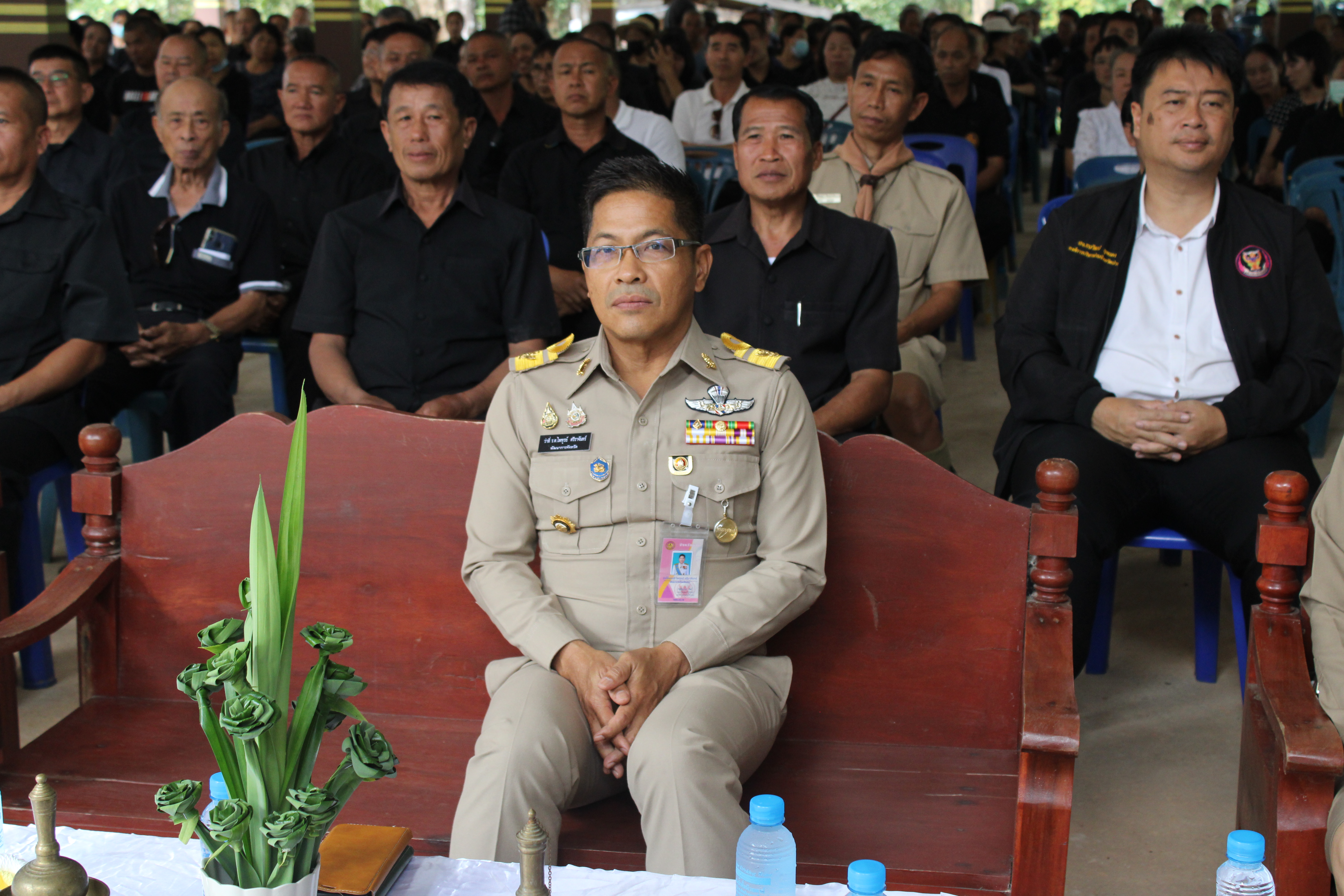 (#) สร้างสรรค์ชุมชน คนพช.น่าน(#) พช.น่าน ร่วมพิธีฌาปนกิจศพบิดาของเจ้าหน้าที่พัฒนาชุมชน