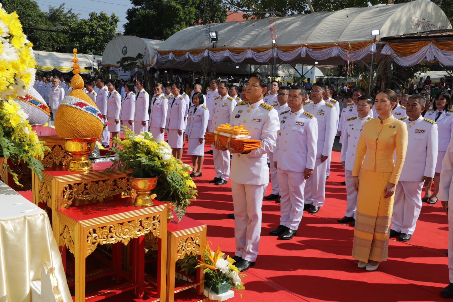 (#)สร้างสรรค์ชุมชน คนพช.น่าน(#)พช.น่าน ร่วมพิธี ถวายผ้าพระกฐินพระราชทานโดยกรมการพัฒนาชุมชน ณ วัดศรีสุทธาวาส (พระอารามหลวง) ตำบลกุดป่อง อำเภอเมืองเลย จังหวัดเลย