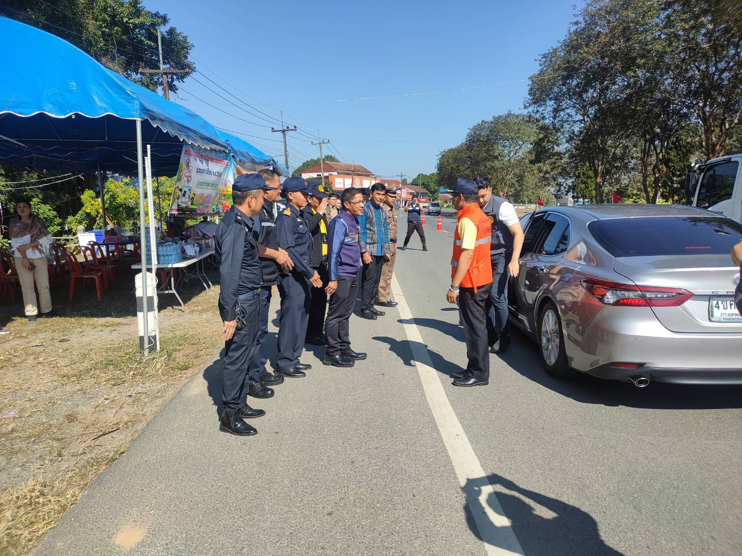 #น่านไม่เนิบ #NAN3FAST จังหวัดน่านเข้มข้นตรวจเยี่ยมด่านช่วงเทศกาลปีใหม่ 2568 มุ่งป้องกันและลดอุบัติเหตุทางถนน