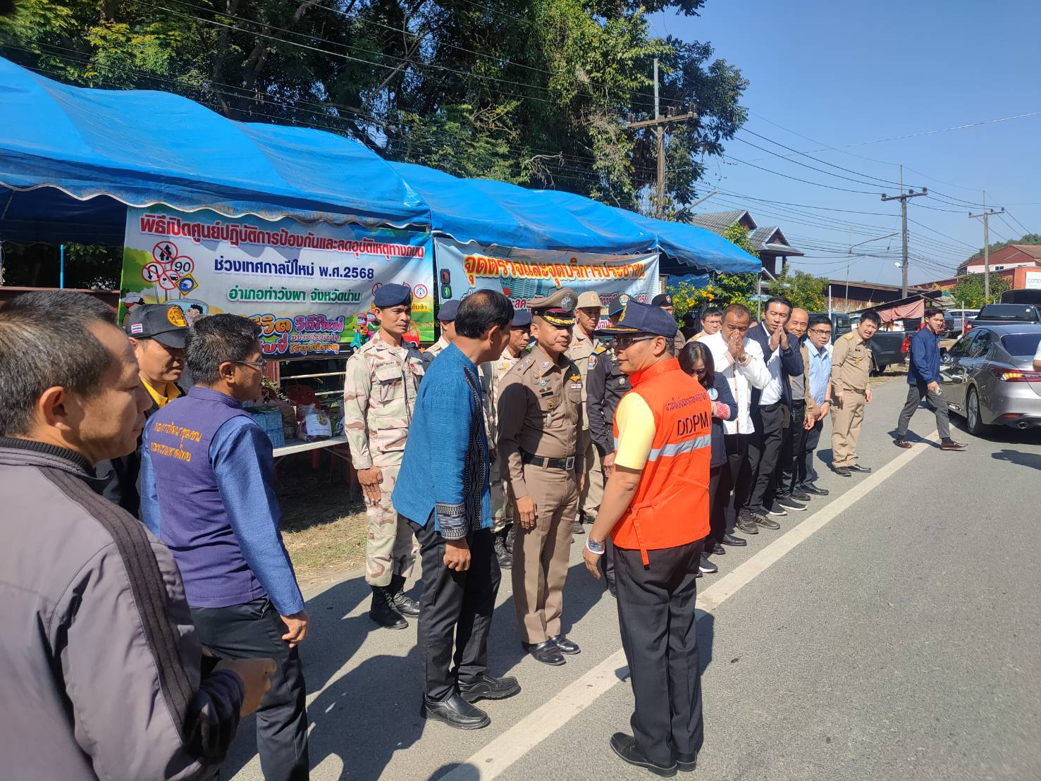 #น่านไม่เนิบ #NAN3FAST จังหวัดน่านเข้มข้นตรวจเยี่ยมด่านช่วงเทศกาลปีใหม่ 2568 มุ่งป้องกันและลดอุบัติเหตุทางถนน