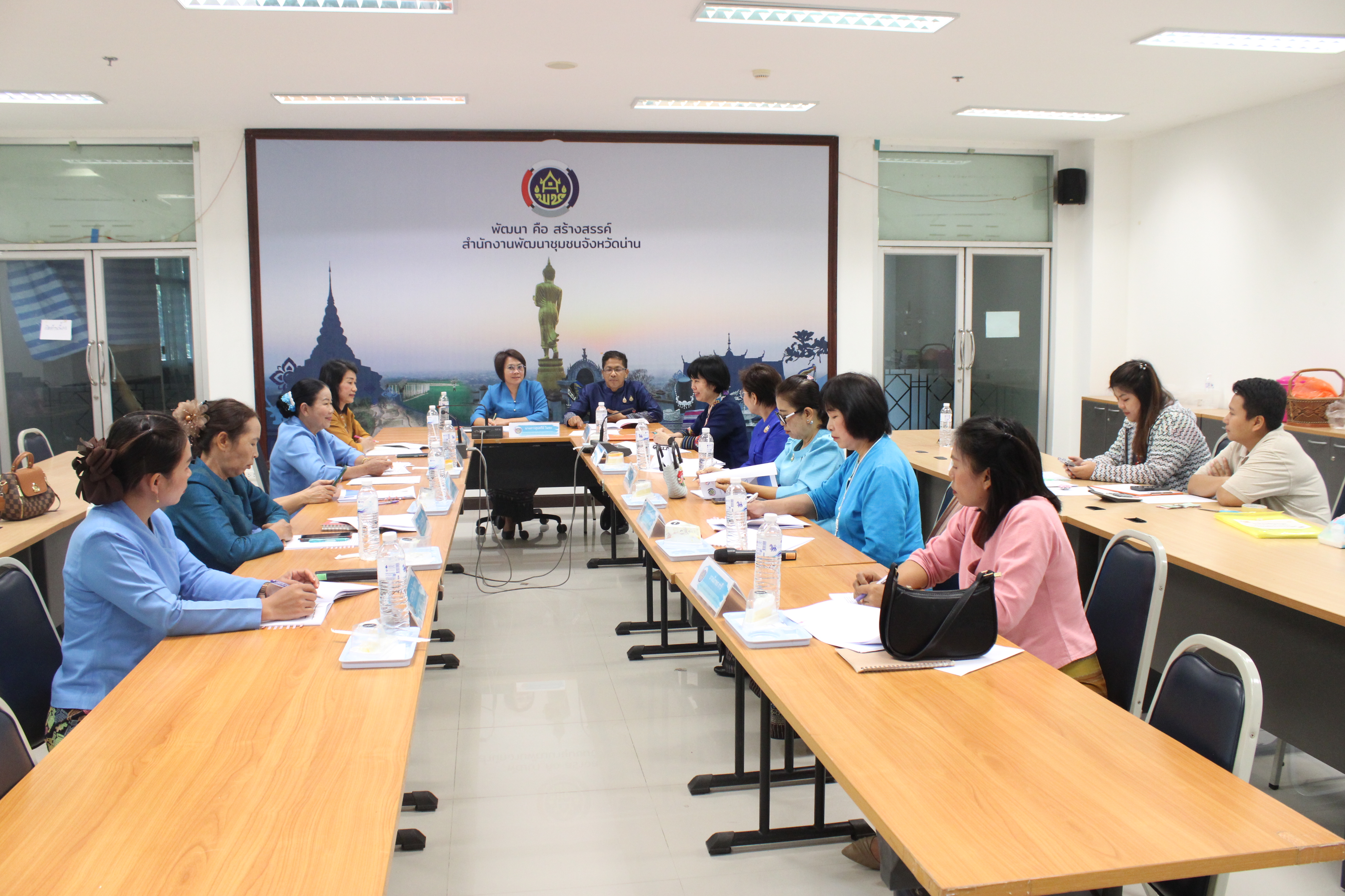 #น่านไม่เนิบ #NAN3FAST พช.น่าน จัดประชุมคณะทำงานขับเคลื่อนกองทุนพัฒนาบทบาทสตรีจังหวัดน่าน ครั้งที่ 9/2567
