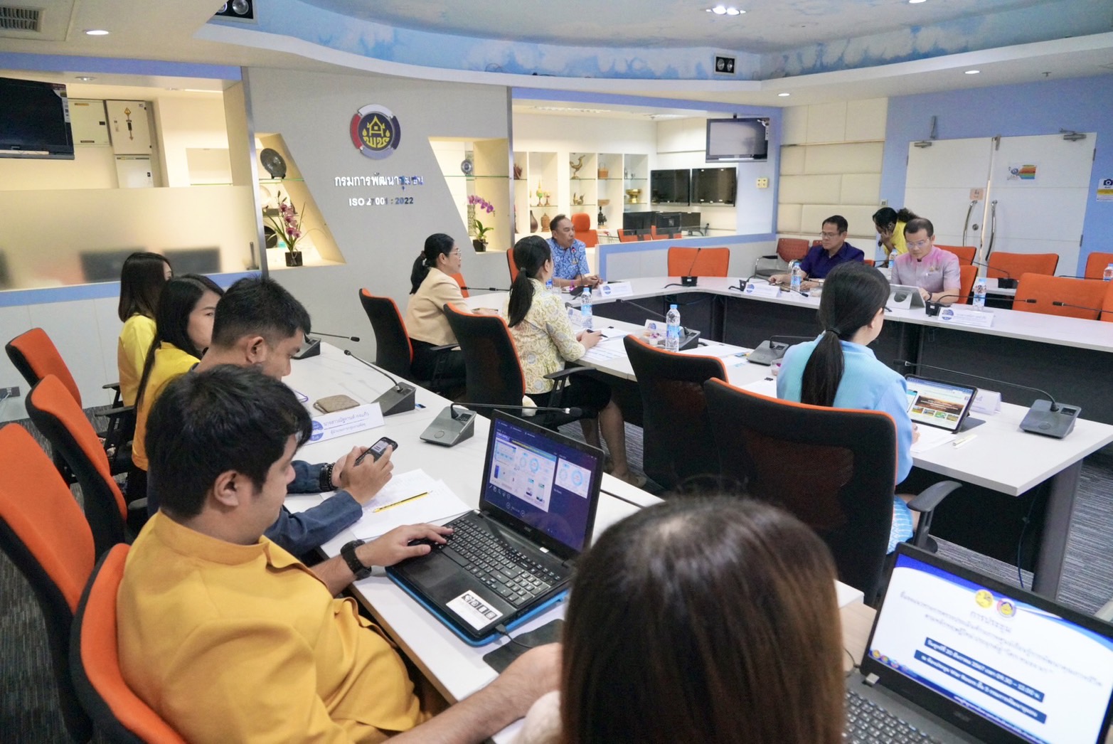 #น่านไม่เนิบ #NAN3FAST พช.น่าน ร่วมประชุมชี้แจงแนวทางการตรวจประเมินศักยภาพศูนย์เรียนรู้การพัฒนาคุณภาพชีวิตตามหลักทฤษฎีใหม่ประยุกต์สู่ “โคก หนอง นา” ผ่านระบบวีดิทัศน์ทางไกล (video conference)