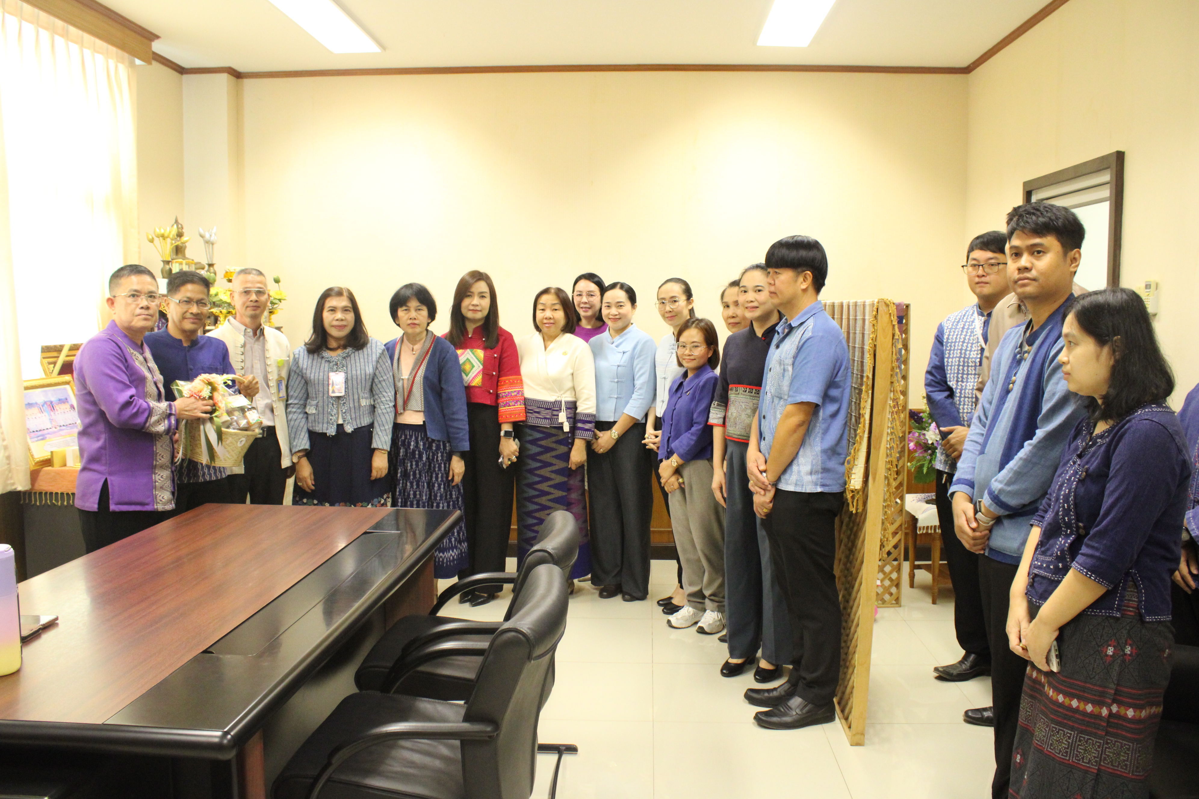 #น่านไม่เนิบ #NAN3FAST พช.น่าน เข้าสวัสดีปีใหม่ผู้บริหารจังหวัด สานสัมพันธ์ มุ่งมั่นพัฒนาชุมชนสู่ความยั่งยืน