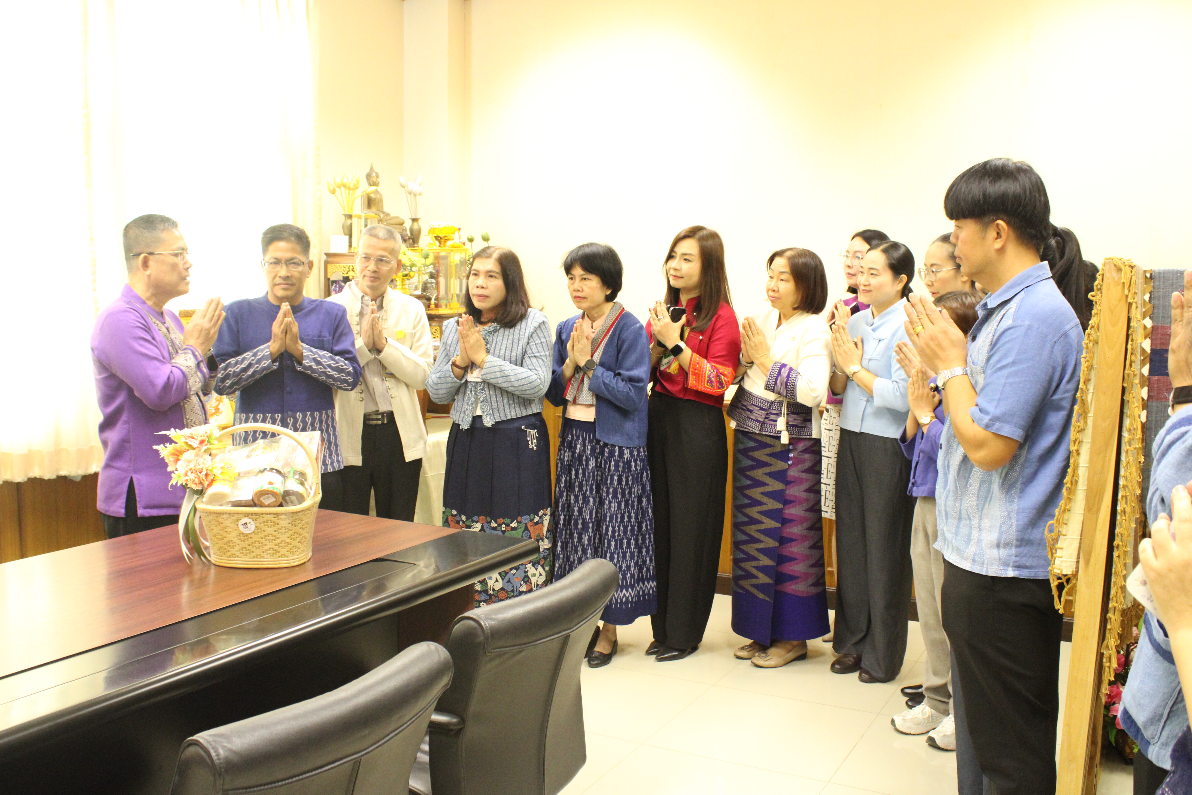 #น่านไม่เนิบ #NAN3FAST พช.น่าน เข้าสวัสดีปีใหม่ผู้บริหารจังหวัด สานสัมพันธ์ มุ่งมั่นพัฒนาชุมชนสู่ความยั่งยืน