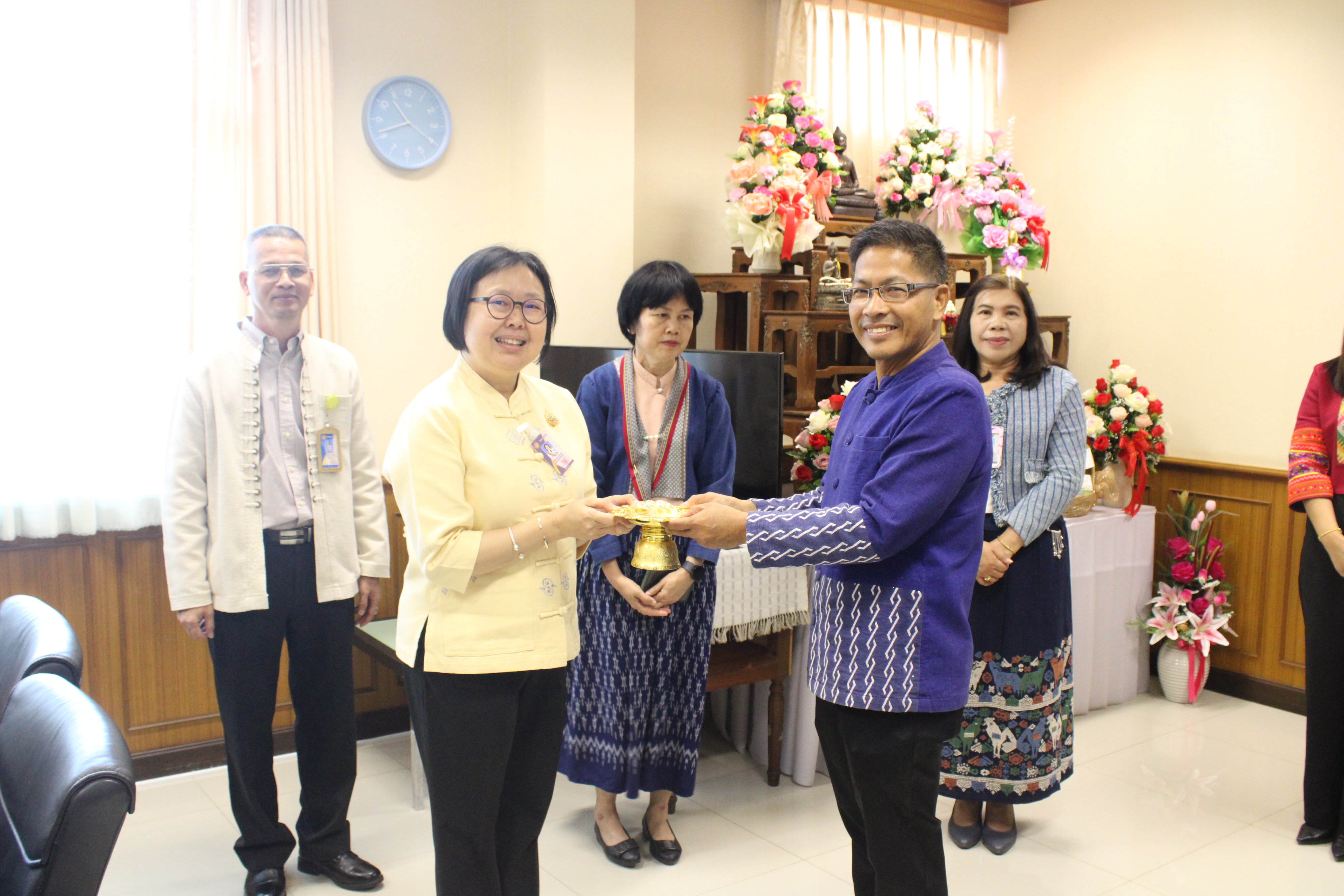 #น่านไม่เนิบ #NAN3FAST พช.น่าน เข้าสวัสดีปีใหม่ผู้บริหารจังหวัด สานสัมพันธ์ มุ่งมั่นพัฒนาชุมชนสู่ความยั่งยืน