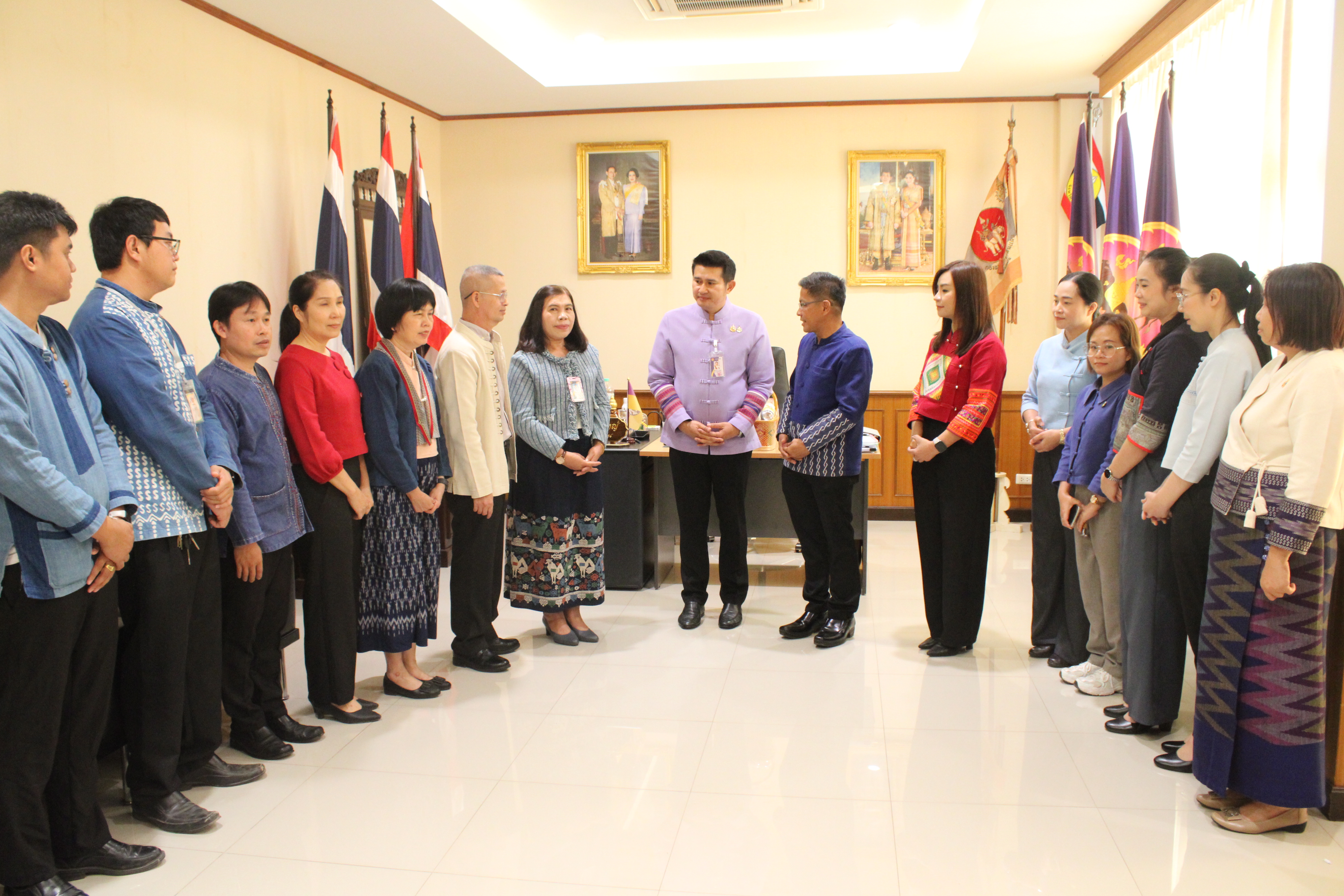 #น่านไม่เนิบ #NAN3FAST พช.น่าน เข้าสวัสดีปีใหม่ผู้บริหารจังหวัด สานสัมพันธ์ มุ่งมั่นพัฒนาชุมชนสู่ความยั่งยืน