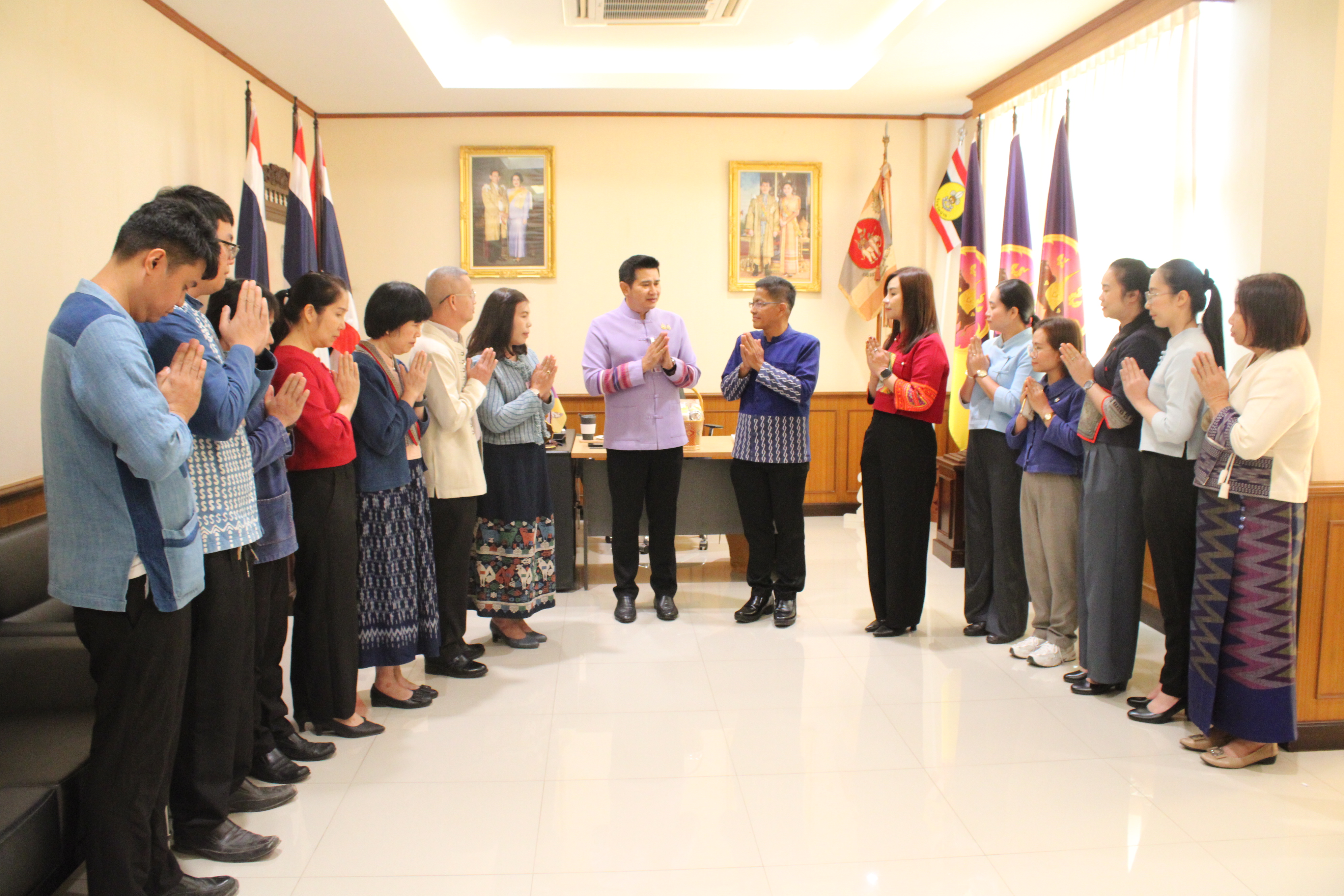 #น่านไม่เนิบ #NAN3FAST พช.น่าน เข้าสวัสดีปีใหม่ผู้บริหารจังหวัด สานสัมพันธ์ มุ่งมั่นพัฒนาชุมชนสู่ความยั่งยืน