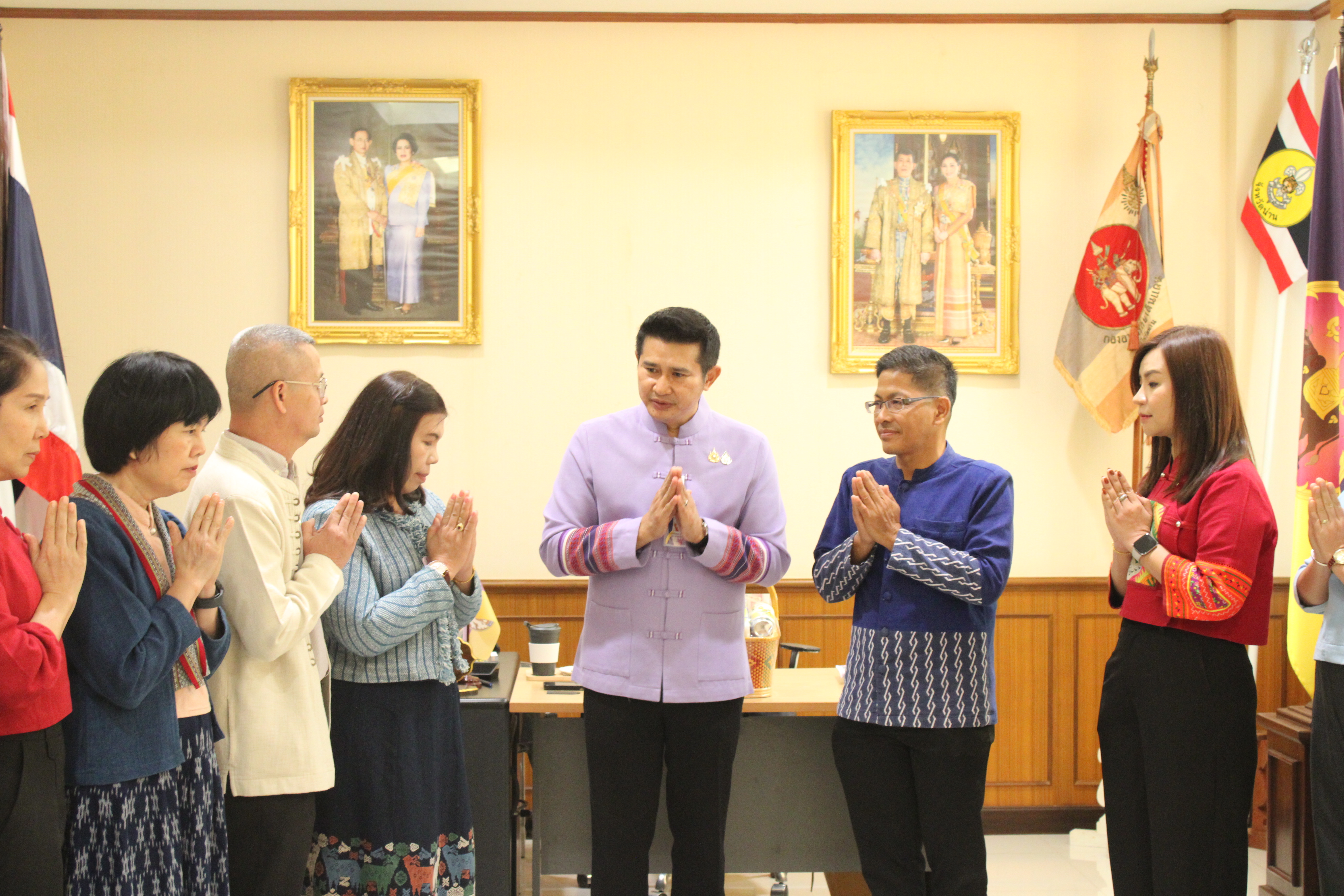 #น่านไม่เนิบ #NAN3FAST พช.น่าน เข้าสวัสดีปีใหม่ผู้บริหารจังหวัด สานสัมพันธ์ มุ่งมั่นพัฒนาชุมชนสู่ความยั่งยืน