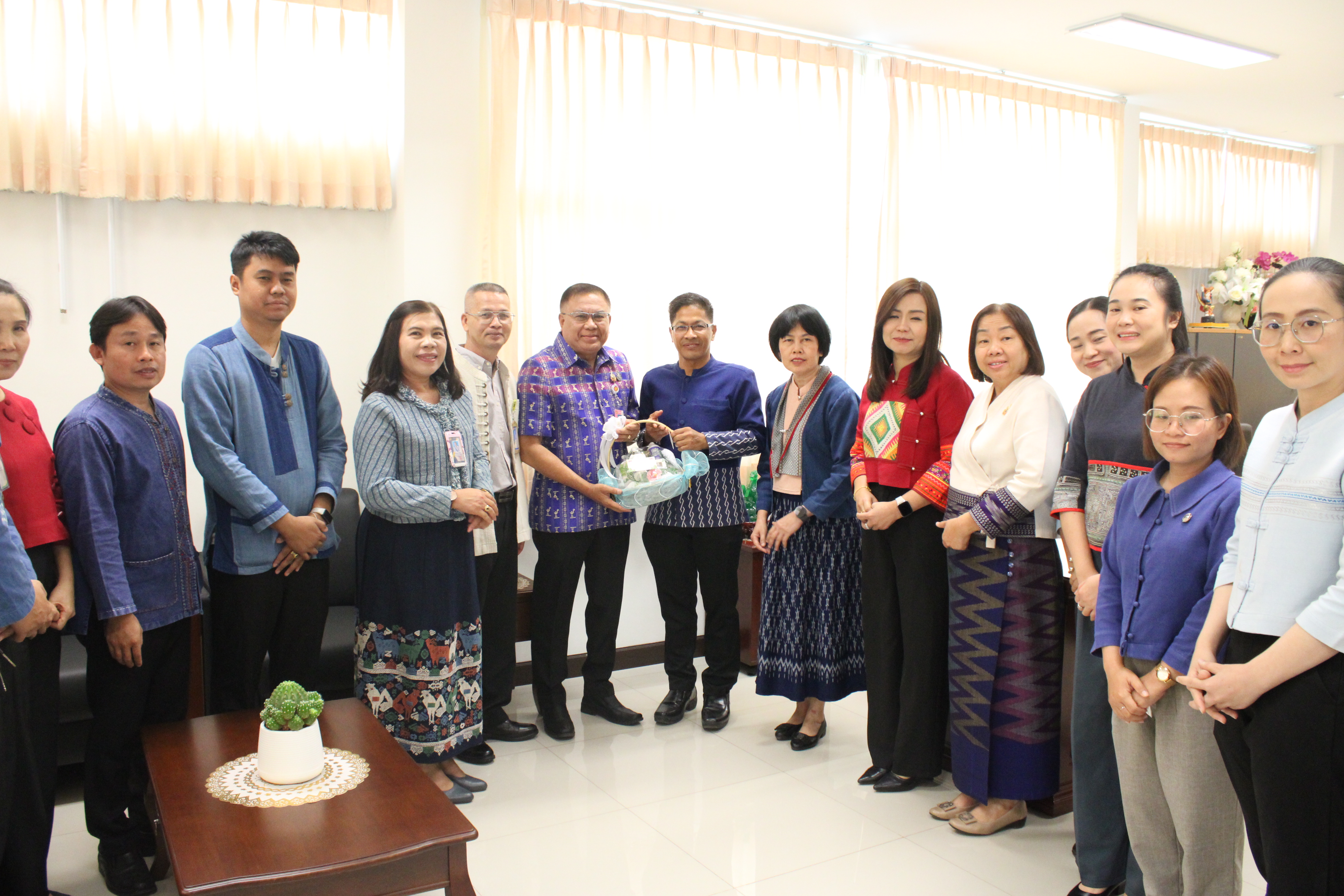 #น่านไม่เนิบ #NAN3FAST พช.น่าน เข้าสวัสดีปีใหม่ผู้บริหารจังหวัด สานสัมพันธ์ มุ่งมั่นพัฒนาชุมชนสู่ความยั่งยืน