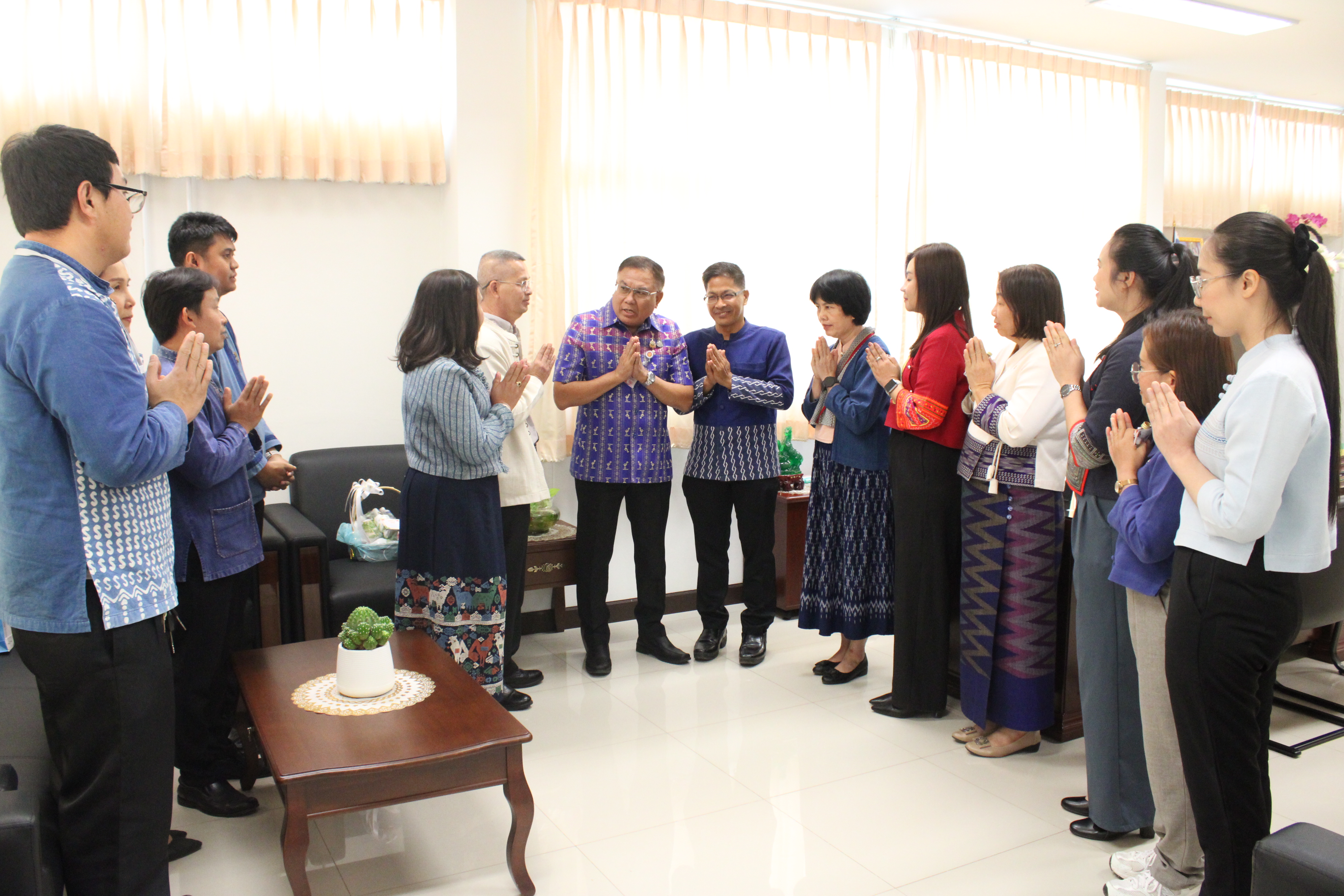 #น่านไม่เนิบ #NAN3FAST พช.น่าน เข้าสวัสดีปีใหม่ผู้บริหารจังหวัด สานสัมพันธ์ มุ่งมั่นพัฒนาชุมชนสู่ความยั่งยืน