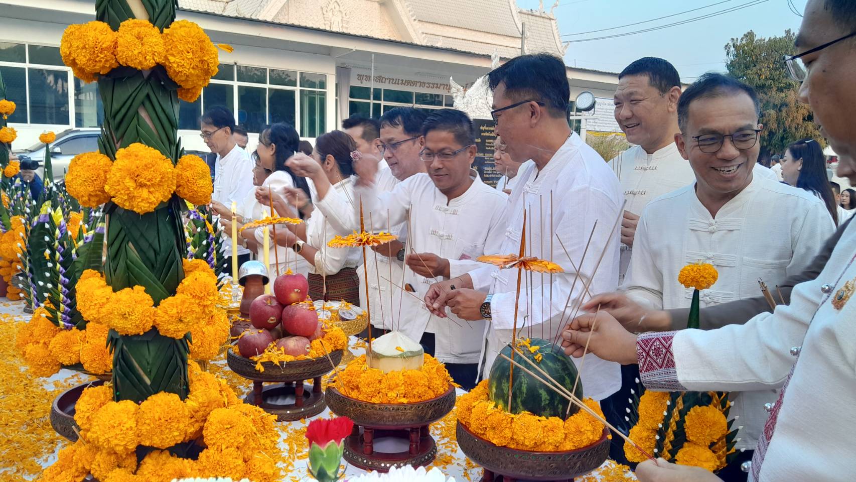 #น่านไม่เนิบ #NAN3FAST พช.น่าน ร่วมประกอบพิธีบวงสรวงสิ่งศักดิ์สิทธิ์ ในงานประจำปีและของดีเมืองน่าน ประจำปี 2568