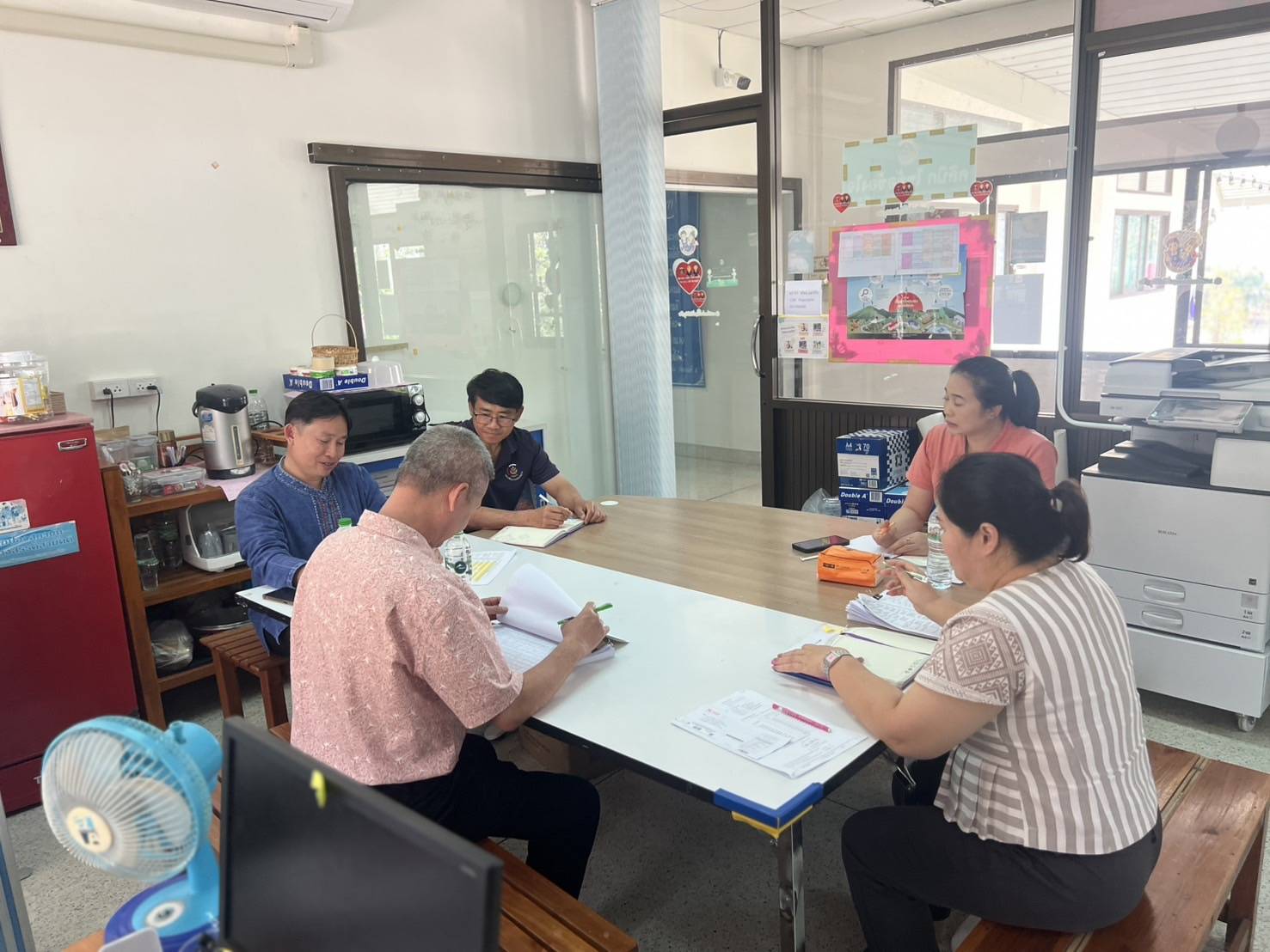 #น่านไม่เนิบ #NAN3FAST พช.น่าน เดินหน้าขับเคลื่อนงานพัฒนาชุมชนเชิงรุก ติดตาม และสนับสนุนกิจกรรมงานพัฒนาชุมชนของสำนักงานพัฒนาชุมชนอำเภอแม่จริมและอำเภอสันติสุข