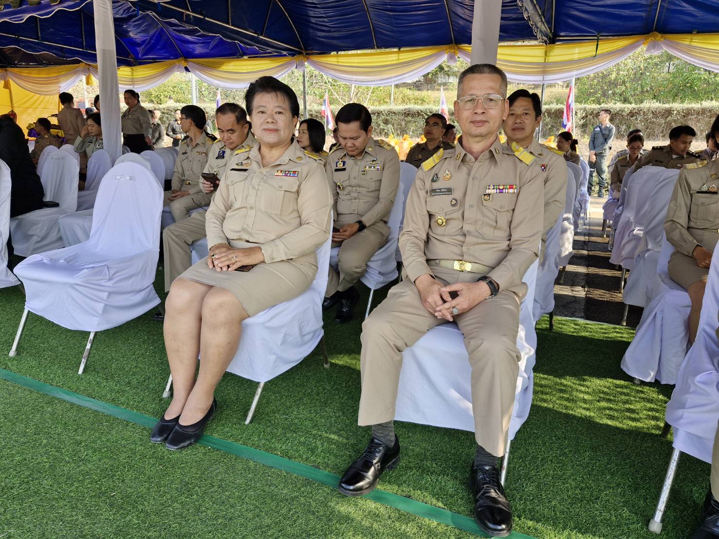 #น่านไม่เนิบ #NAN3FAST พช.น่าน ร่วมพิธีวันคล้ายวันสถาปนากองอาสารักษาดินแดน ประจำปี 2568 ครบรอบ 71 ปี และร่วมรำลึกถึงเหล่าสมาชิกกองอาสารักษาดินแดนผู้เสียสละที่จากไปแล้ว