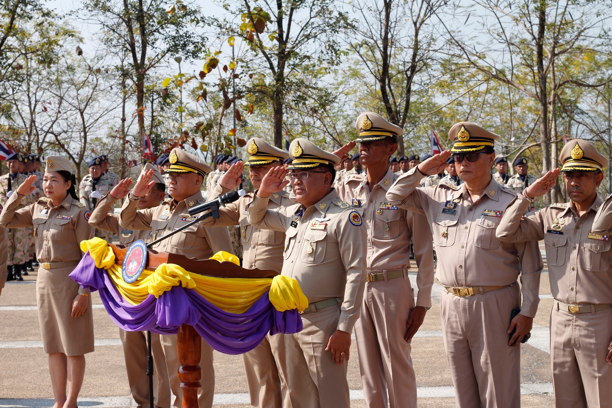 #น่านไม่เนิบ #NAN3FAST พช.น่าน ร่วมพิธีวันคล้ายวันสถาปนากองอาสารักษาดินแดน ประจำปี 2568 ครบรอบ 71 ปี และร่วมรำลึกถึงเหล่าสมาชิกกองอาสารักษาดินแดนผู้เสียสละที่จากไปแล้ว