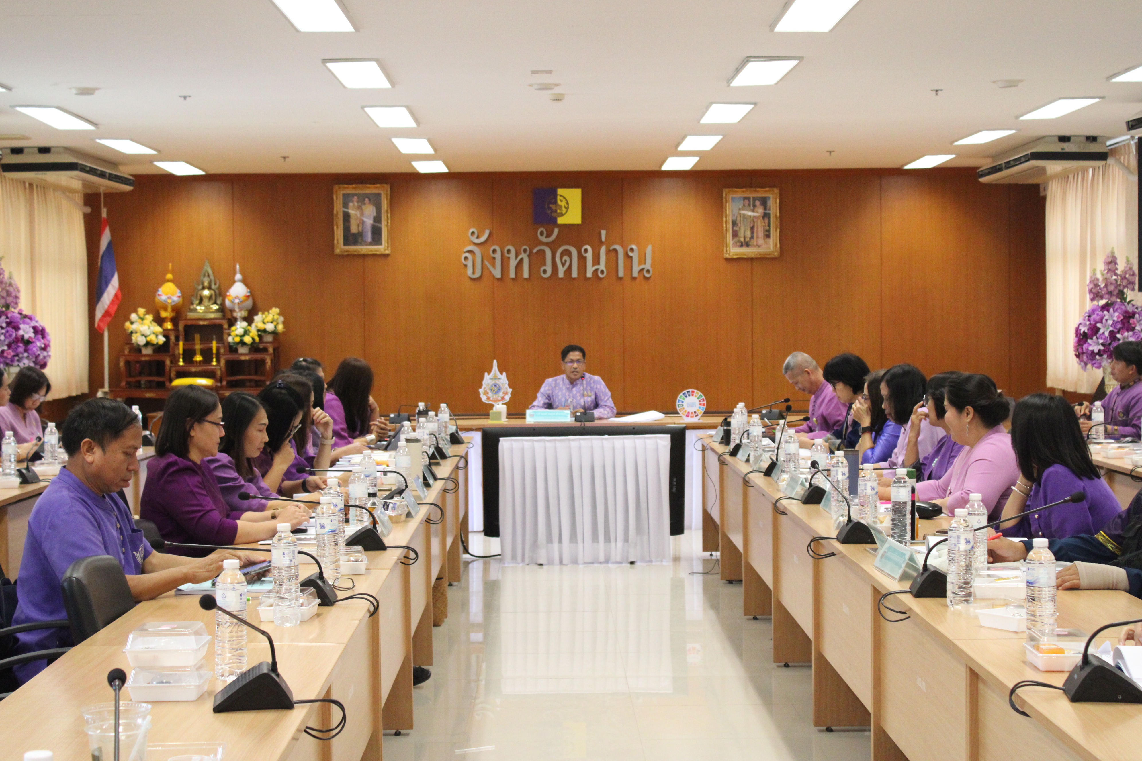 #น่านไม่เนิบ #NAN3FAST พช.น่าน ประชุมเชิงปฏิบัติการการดำเนินงานตัวชี้วัดตามมาตรการปรับปรุงประสิทธิภาพในการปฏิบัติราชการ และตัวชี้วัดการประเมินผลการปฏิบัติราชการ กรมการพัฒนาชุมชน ประจำปีงบประมาณ พ.ศ. 2568