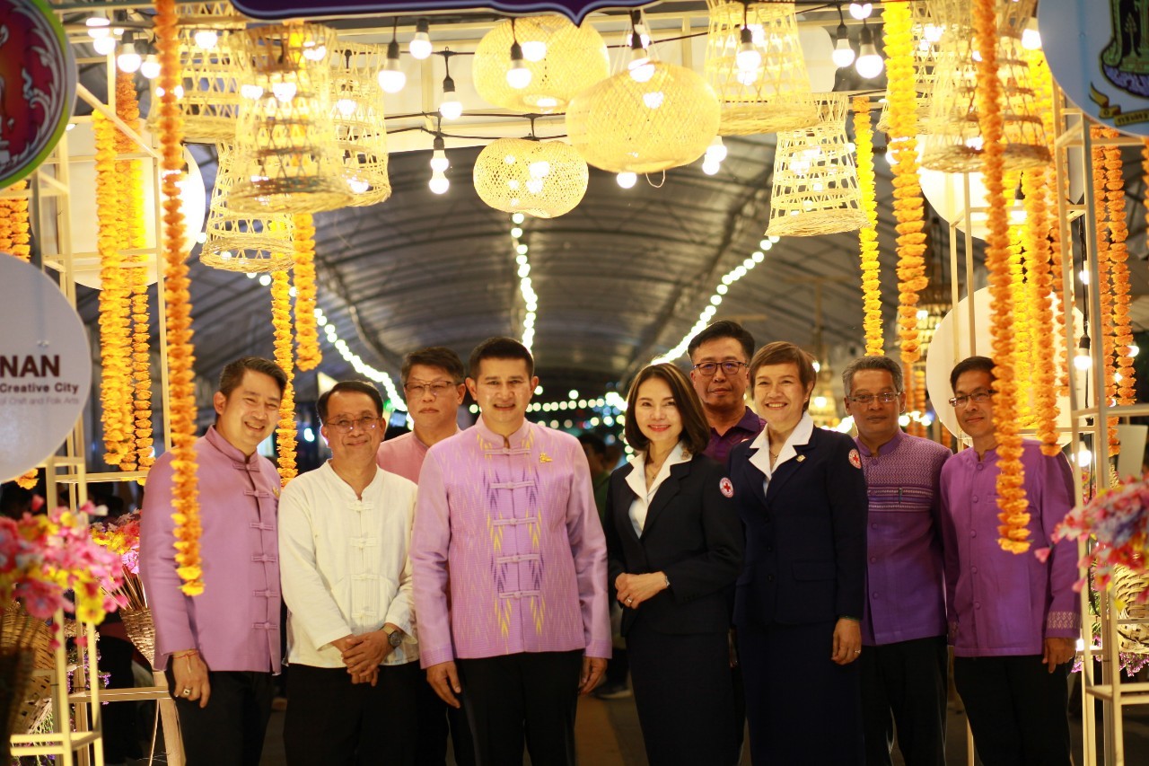 #น่านไม่เนิบ #NAN3FAST จังหวัดน่าน พิธีเปิดการจัดแสดงและจำหน่ายผลิตภัณฑ์ชุมชน (OTOP) Creative Space และของดีเมืองน่าน ในงานประจำปีและของดีเมืองน่าน ประจำปี 2568