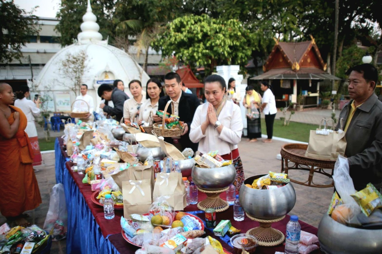 #น่านไม่เนิบ #NAN3FAST พัฒนาชุมชนจังหวัดน่าน ร่วมสืบสานประเพณีวันมาฆบูชา ประจำปี 2568