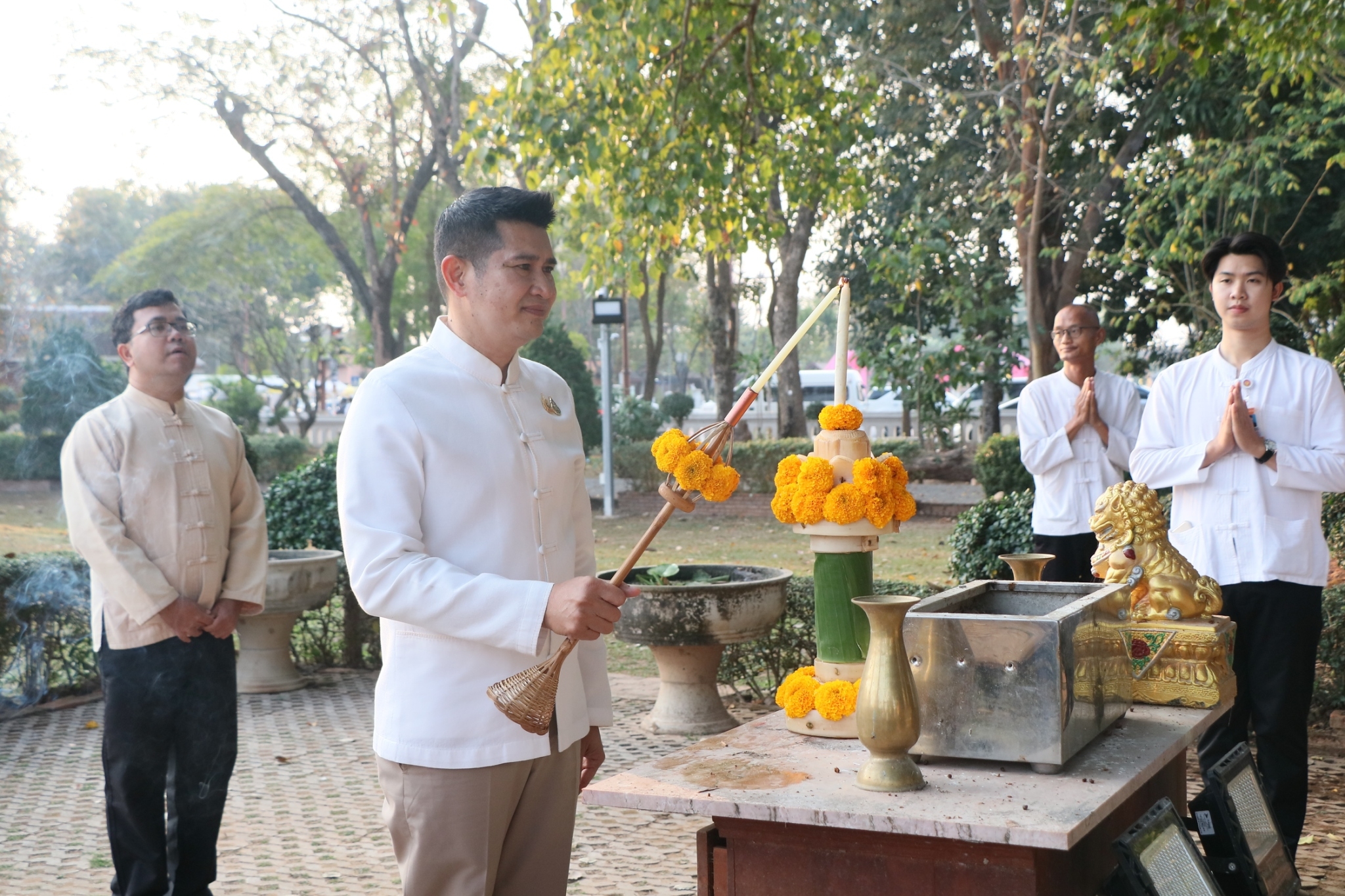 #น่านไม่เนิบ #NAN3FAST พช.น่าน ร่วมประกอบพิธีบวงสรวงสิ่งศักดิ์สิทธิ์ ในงานประจำปีและของดีเมืองน่าน ประจำปี 2568