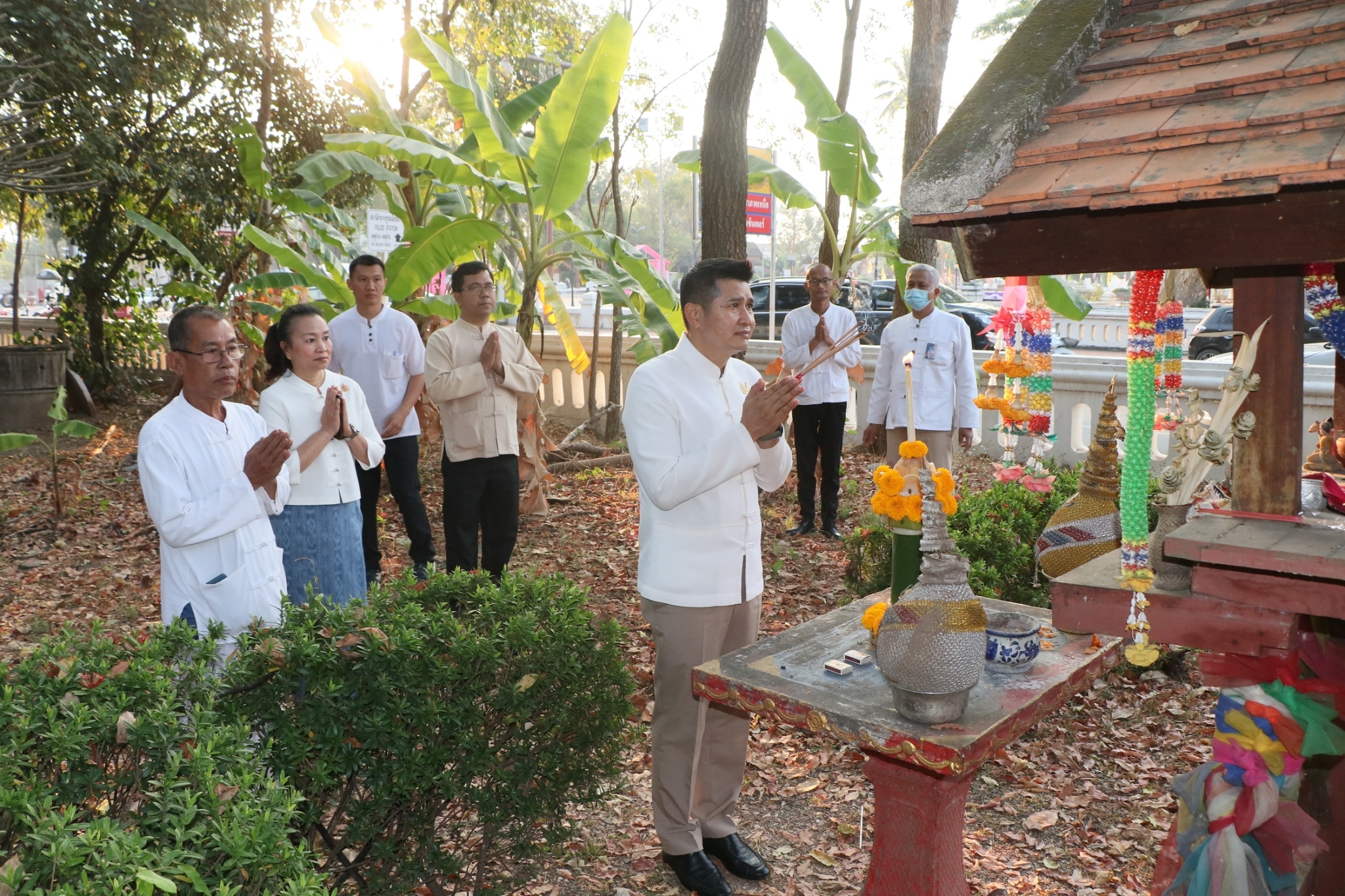 #น่านไม่เนิบ #NAN3FAST พช.น่าน ร่วมประกอบพิธีบวงสรวงสิ่งศักดิ์สิทธิ์ ในงานประจำปีและของดีเมืองน่าน ประจำปี 2568