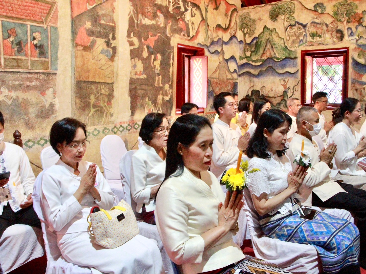 #น่านไม่เนิบ #NAN3FAST พัฒนาชุมชนจังหวัดน่าน ร่วมพิธีเวียนเทียนวันมาฆบูชา สืบสานพุทธศาสนา