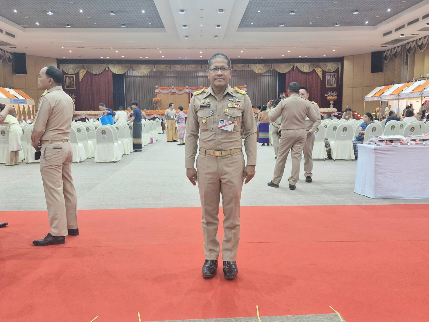 #น่านไม่เนิบ #NAN3FAST  ผู้ว่าราชการจังหวัดน่านร่วมเฝ้ารับเสด็จสมเด็จพระเจ้าลูกเธอ เจ้าฟ้าสิริวัณณวรีฯ ในงานแสดงภูมิปัญญาผ้าไทยภาคเหนือ ณ จังหวัดเชียงใหม่