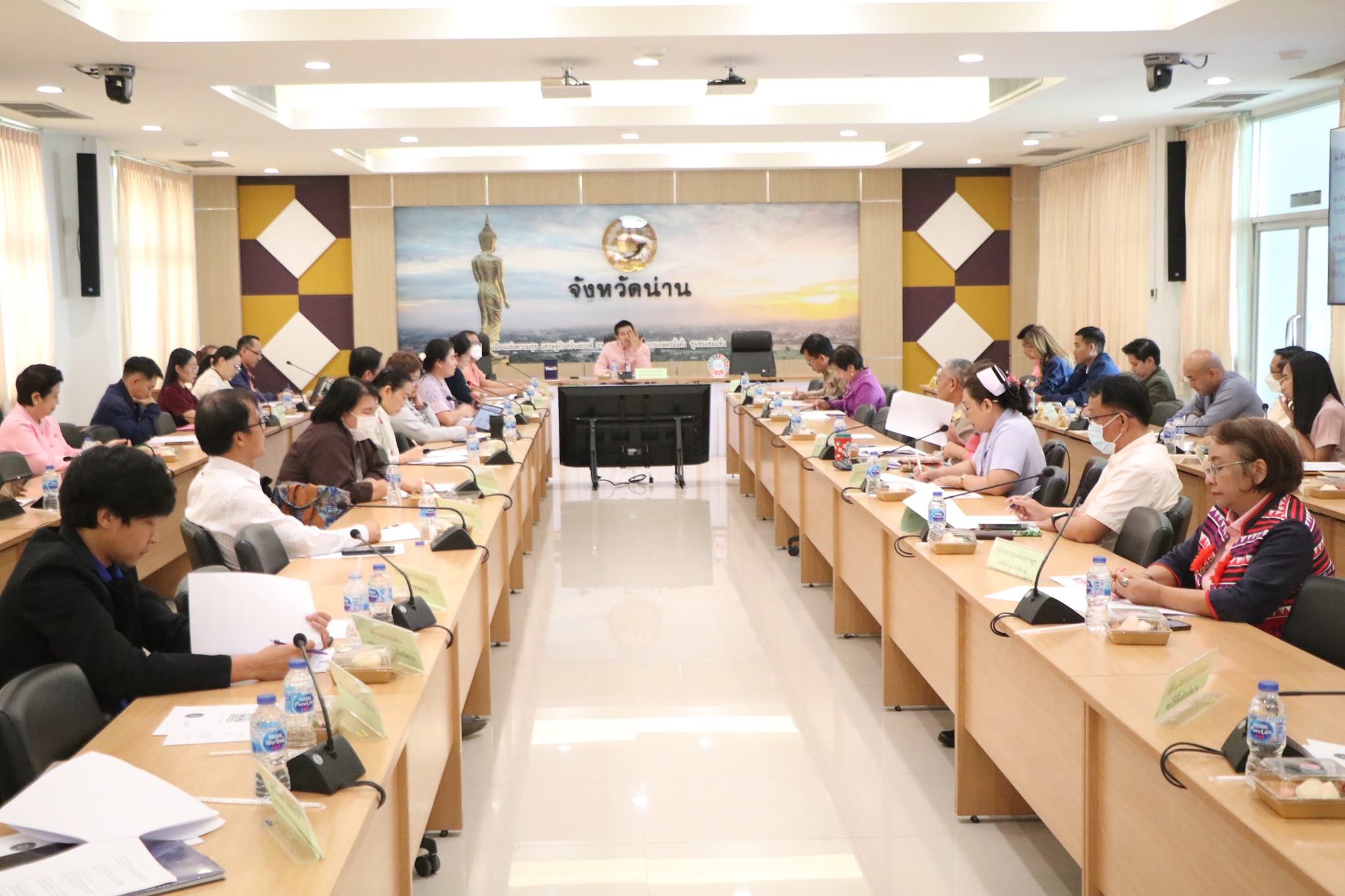 #น่านไม่เนิบ #NAN3FAST พช.น่าน ร่วมประชุมสรุปผลการจัดงานประจำปีและของดีเมืองน่าน 2568 หารือข้อเสนอแนะ นำปรับปรุงการจัดงานในปีหน้า