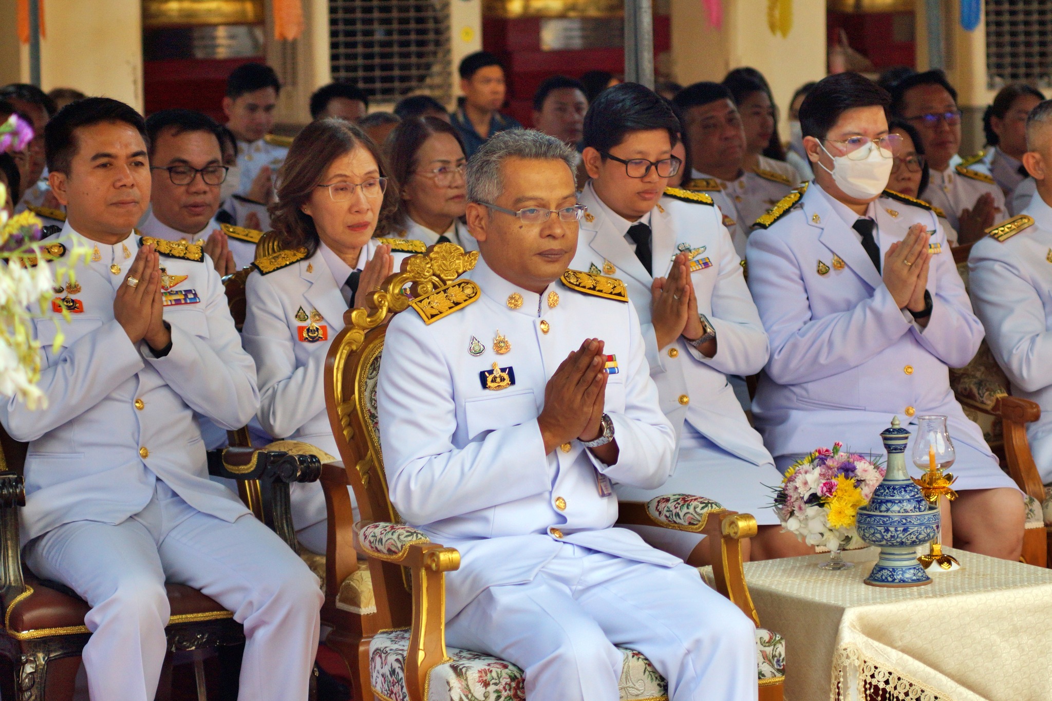 #น่านไม่เนิบ #NAN3FAST พช.น่าน ร่วมพิธีถวายน้ำสรงพระราชทาน และถวายผ้าไตรพระราชทาน งานประเพณีหกเป็งนมัสการพระมหาธาตุเจ้าภูเพียงแช่แห้ง ประจำปี 2568