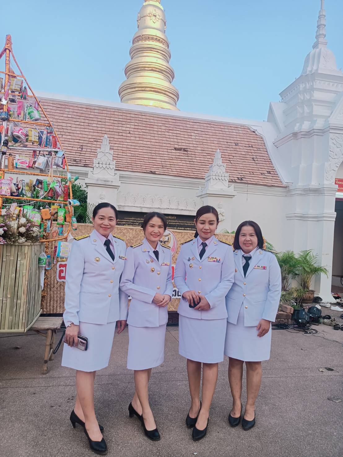 #น่านไม่เนิบ #NAN3FAST พช.น่าน ร่วมพิธีถวายน้ำสรงพระราชทาน และถวายผ้าไตรพระราชทาน งานประเพณีหกเป็งนมัสการพระมหาธาตุเจ้าภูเพียงแช่แห้ง ประจำปี 2568