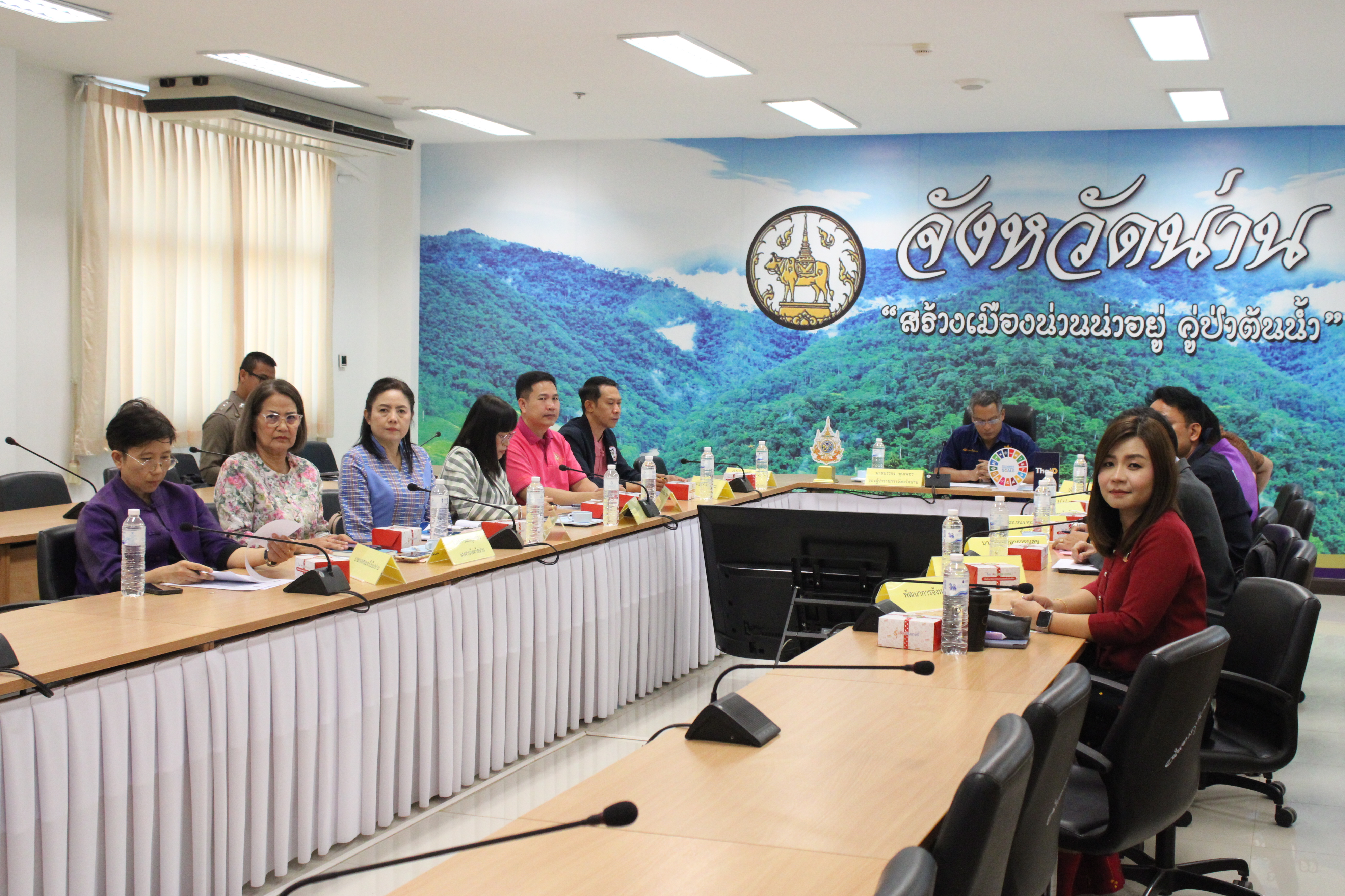 #น่านไม่เนิบ#NAN3FAST พช.น่าน ร่วมประชุมคณะทำงานติดตาม เร่งรัด ผลการดำเนินงานป้องกัน ปราบปราม และแก้ไขปัญหายาเสพติด จังหวัดน่าน ครั้งที่ 3/2568