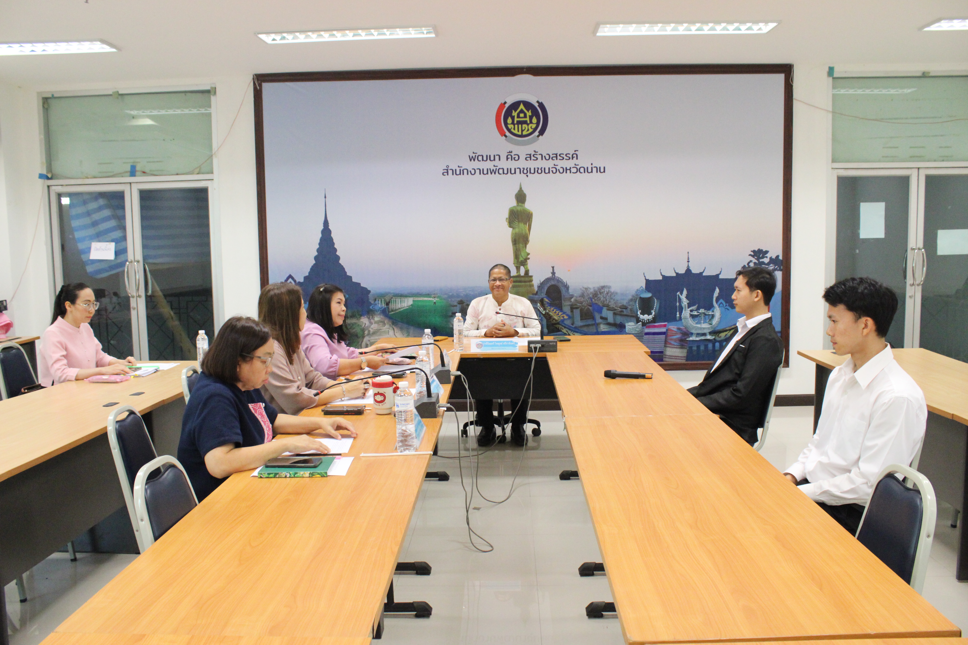 #น่านไม่เนิบ#NAN3FAST พัฒนาชุมชนน่าน ดำเนินการสรรหาและเลือกสรรพนักงานกองทุนพัฒนาบทบาทสตรี สอบสัมภาษณ์