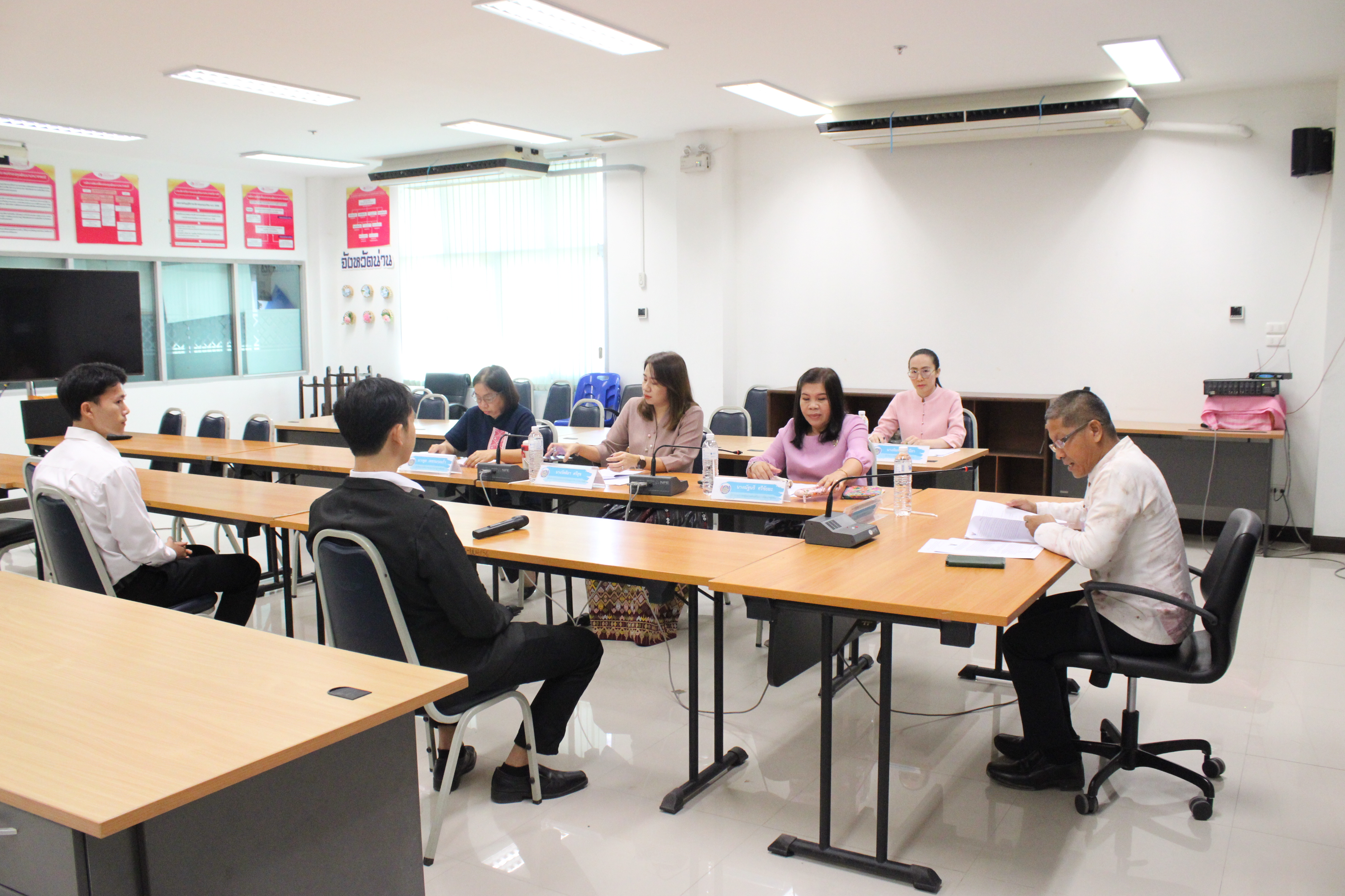 #น่านไม่เนิบ#NAN3FAST พัฒนาชุมชนน่าน ดำเนินการสรรหาและเลือกสรรพนักงานกองทุนพัฒนาบทบาทสตรี สอบสัมภาษณ์