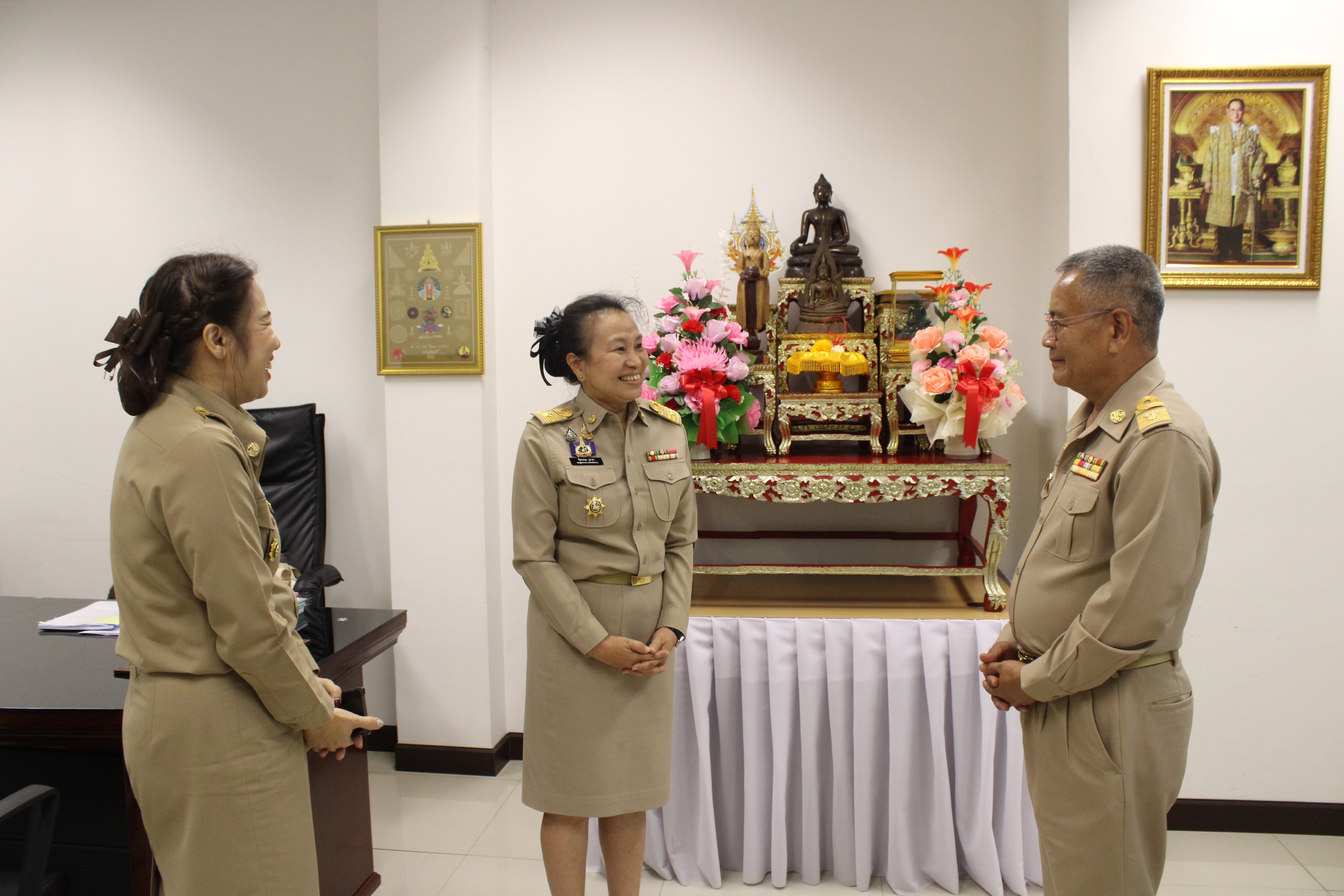 #น่านไม่เนิบ #NAN3FAST พช.น่าน ต้อนรับ นายชัยณรงค์ รักษารัตน์ เข้ารับตำแหน่งพัฒนาการจังหวัดน่าน พร้อมเข้าพบผู้บริหารจังหวัดเพื่อรายงานตัว