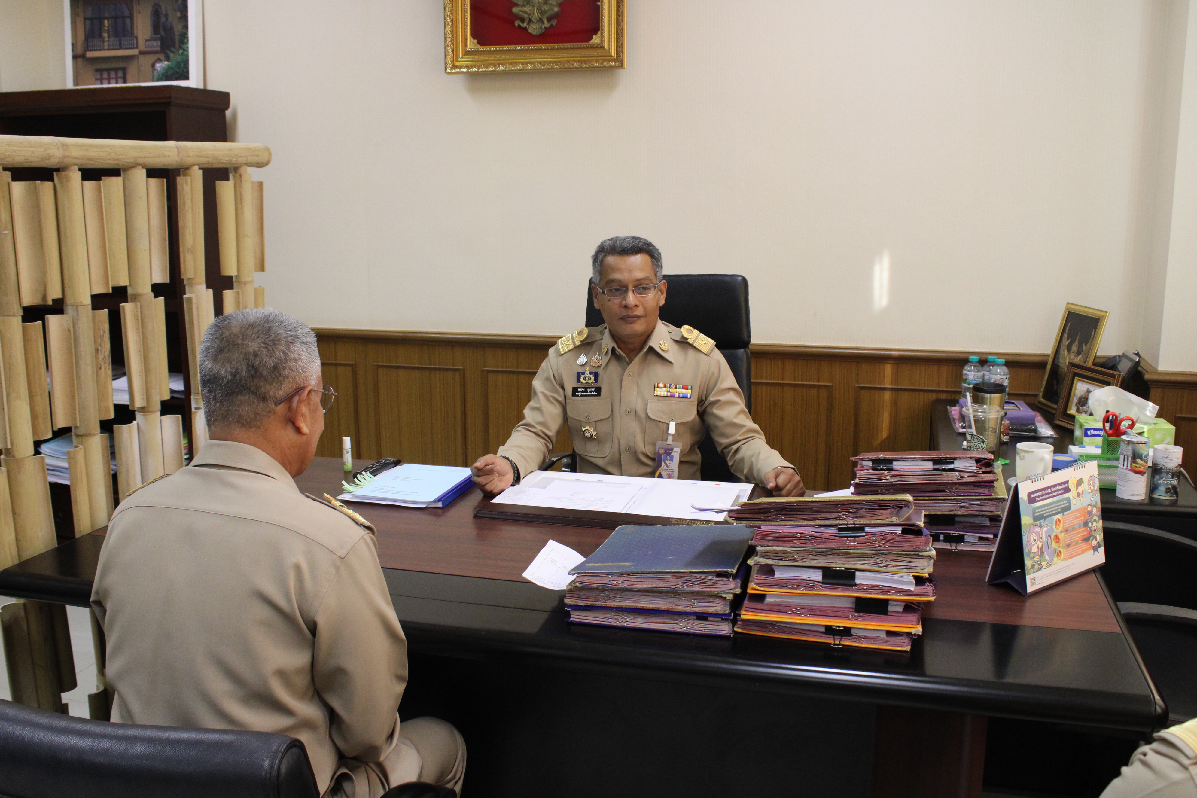 #น่านไม่เนิบ #NAN3FAST พช.น่าน ต้อนรับ นายชัยณรงค์ รักษารัตน์ เข้ารับตำแหน่งพัฒนาการจังหวัดน่าน พร้อมเข้าพบผู้บริหารจังหวัดเพื่อรายงานตัว