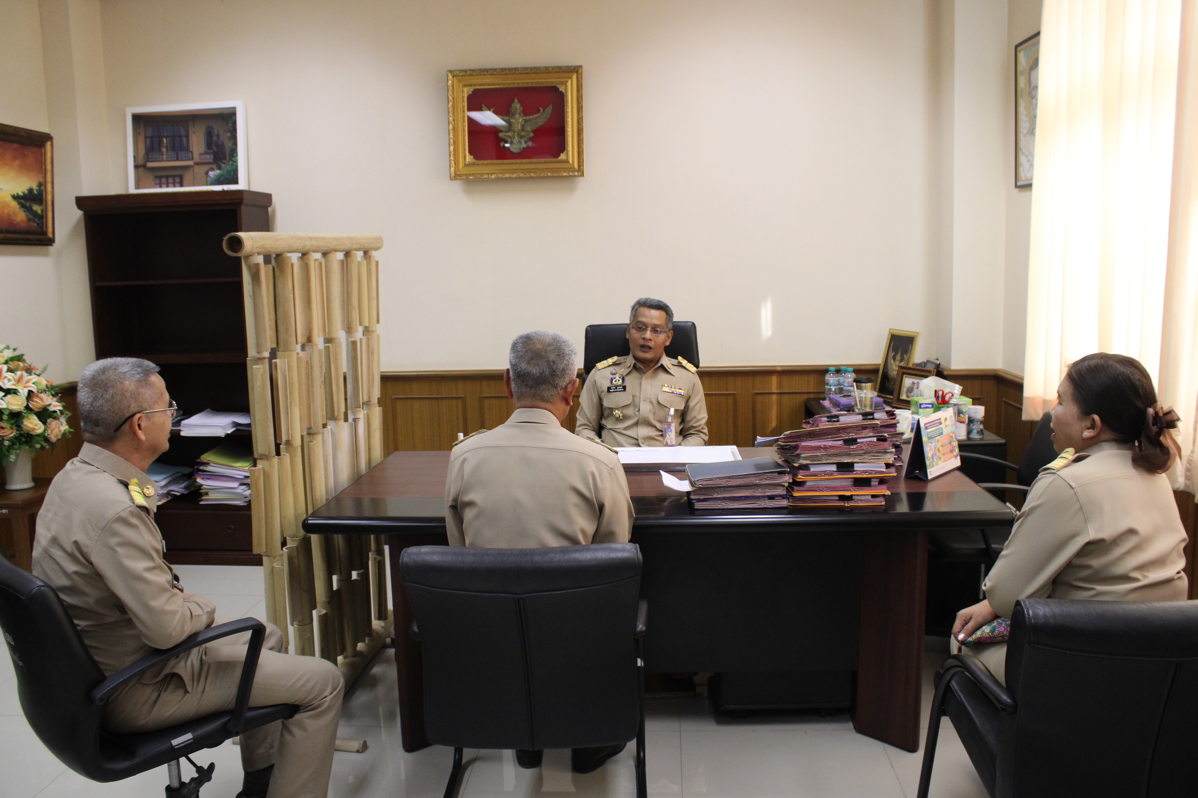 #น่านไม่เนิบ #NAN3FAST พช.น่าน ต้อนรับ นายชัยณรงค์ รักษารัตน์ เข้ารับตำแหน่งพัฒนาการจังหวัดน่าน พร้อมเข้าพบผู้บริหารจังหวัดเพื่อรายงานตัว