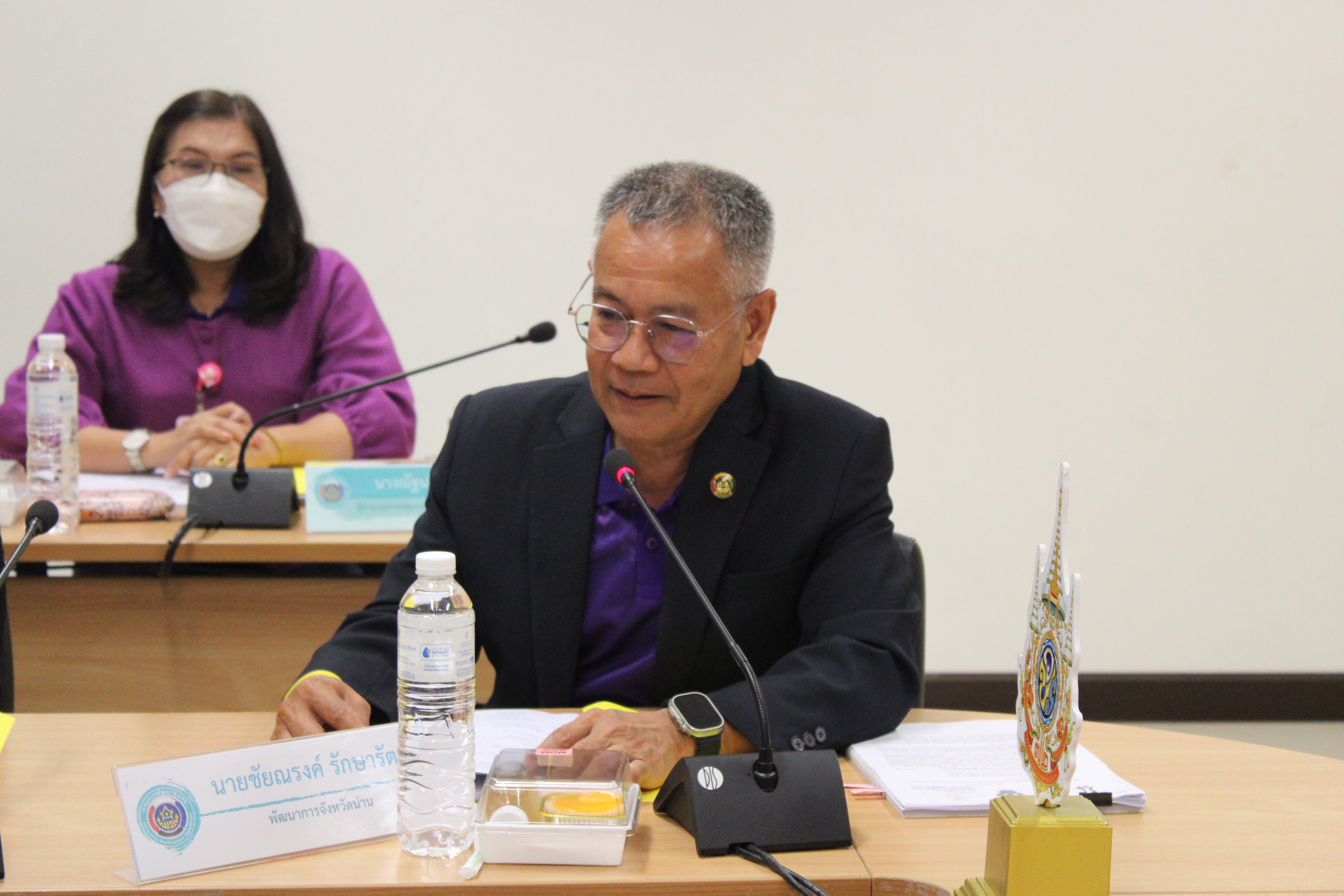 #น่านไม่เนิบ #NAN3FAST จังหวัดน่าน จัดประชุมคณะกรรมการประสานและขับเคลื่อนนโยบายสานพลังประชารัฐประจำจังหวัดน่าน ครั้งที่ 1/2568