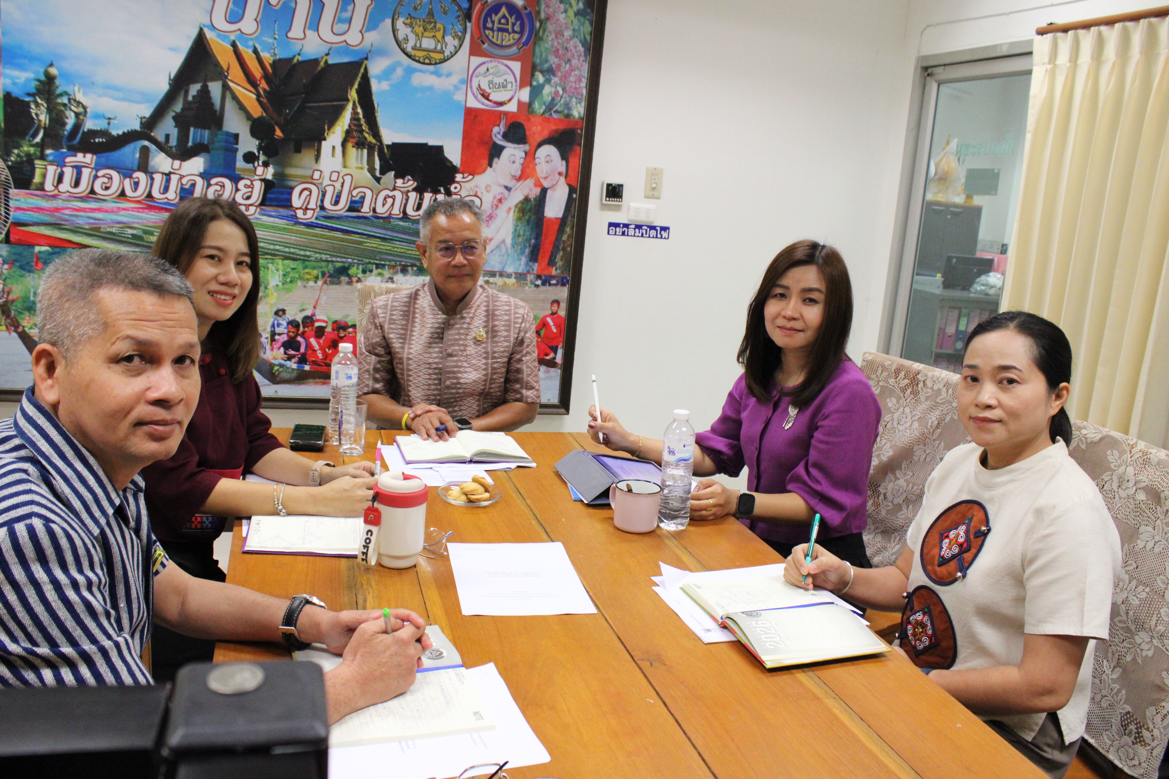 #น่านไม่เนิบ #NAN3FAST พัฒนาชุมชนจังหวัดน่าน ร่วมประชุมติดตามเร่งรัดการใช้จ่ายงบประมาณรายจ่ายประจำปีงบประมาณ พ.ศ. 2568