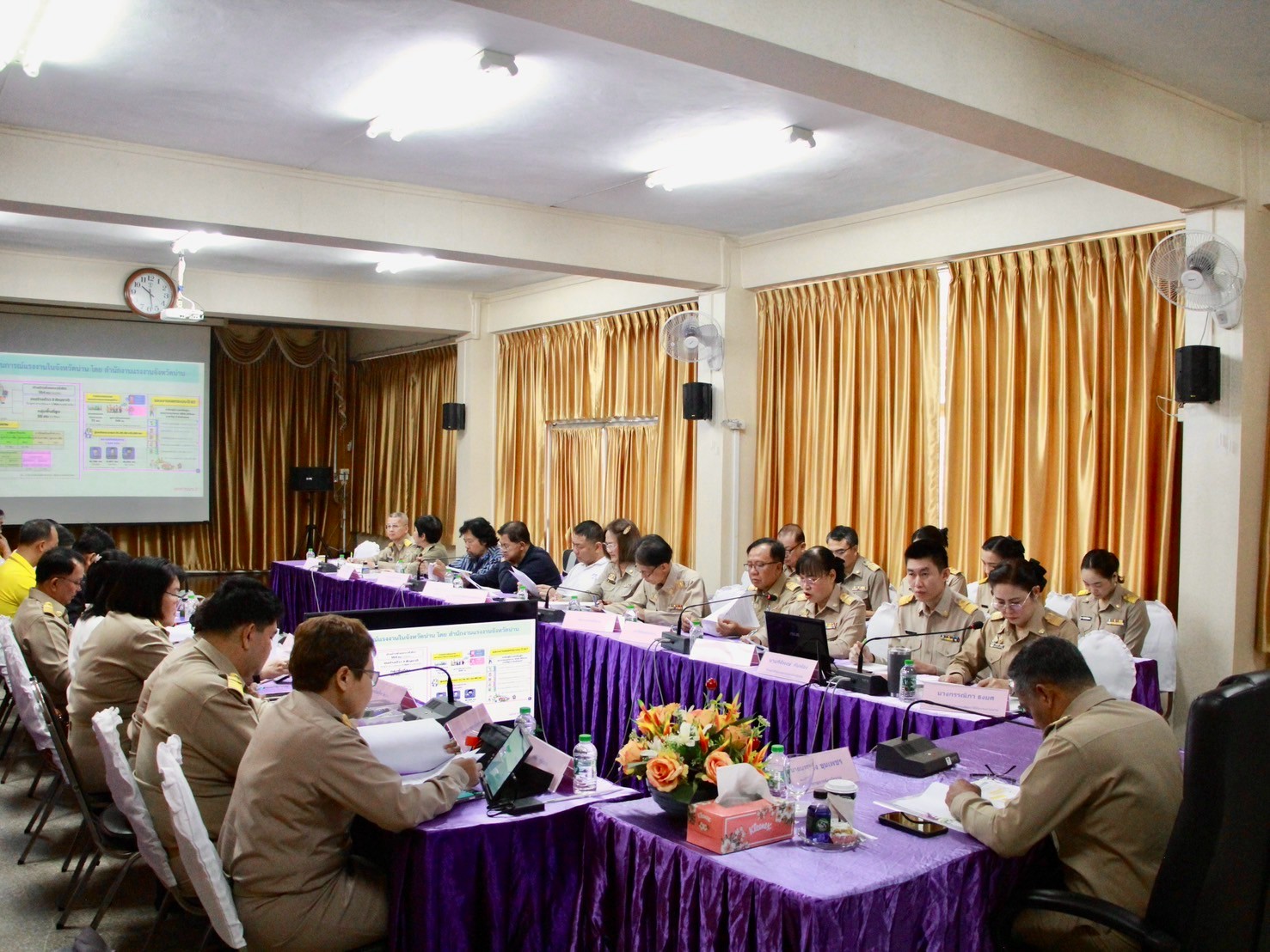 #น่านไม่เนิบ #NAN3FAST พช.น่าน ร่วมประชุมคณะอนุกรรมการพัฒนาแรงงานและประสานงานการฝึกอาชีพจังหวัด (กพร.ปจ.) เตรียมความพร้อมแผนพัฒนากำลังคนปี 2568