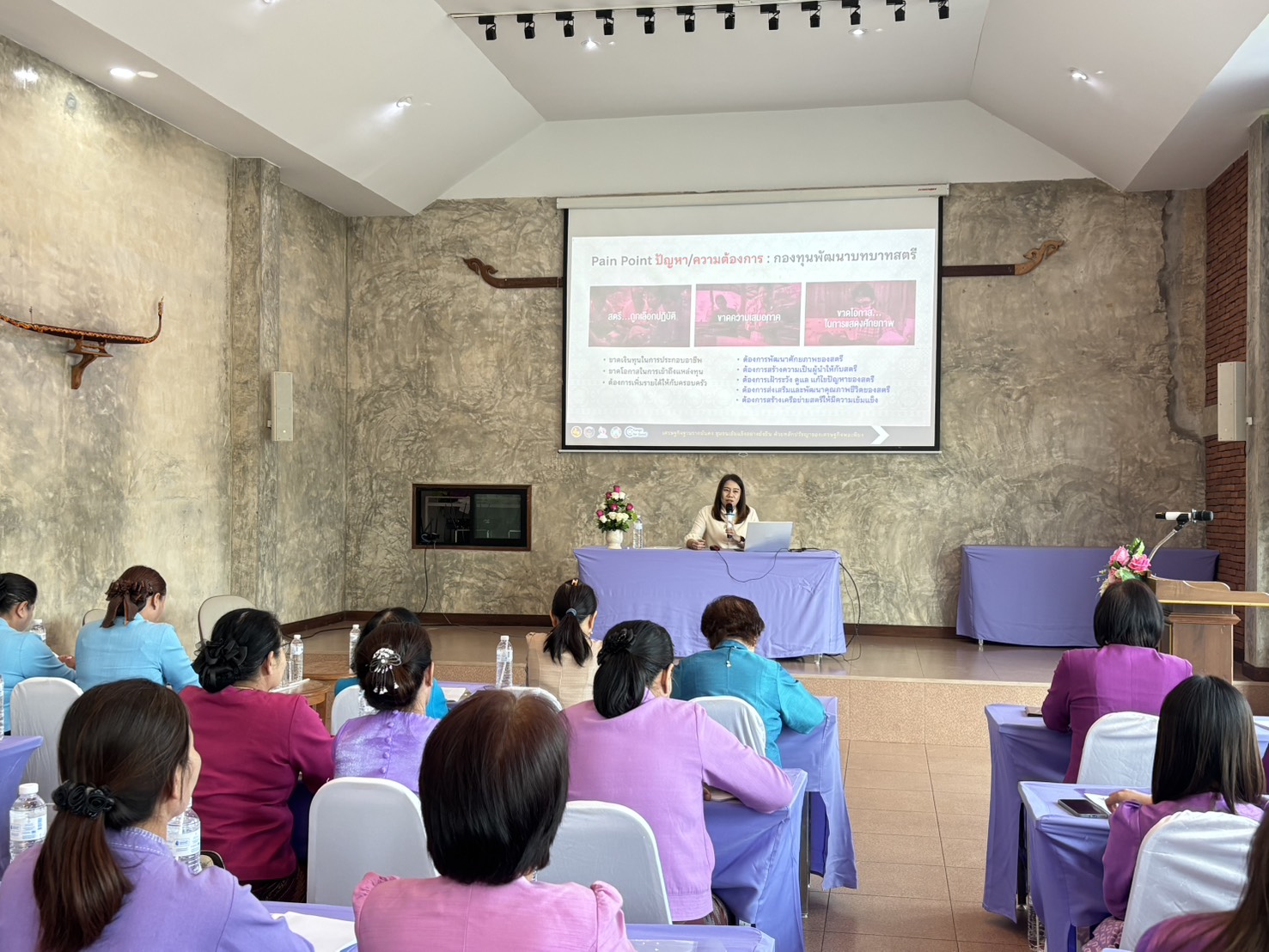 #น่านไม่เนิบ#NAN3FAST พช.น่าน เปิดโครงการเพิ่มประสิทธิภาพการปฏิบัติงานกองทุนพัฒนาบทบาทสตรี มุ่งยกระดับศักยภาพการขับเคลื่อนงานระดับจังหวัด