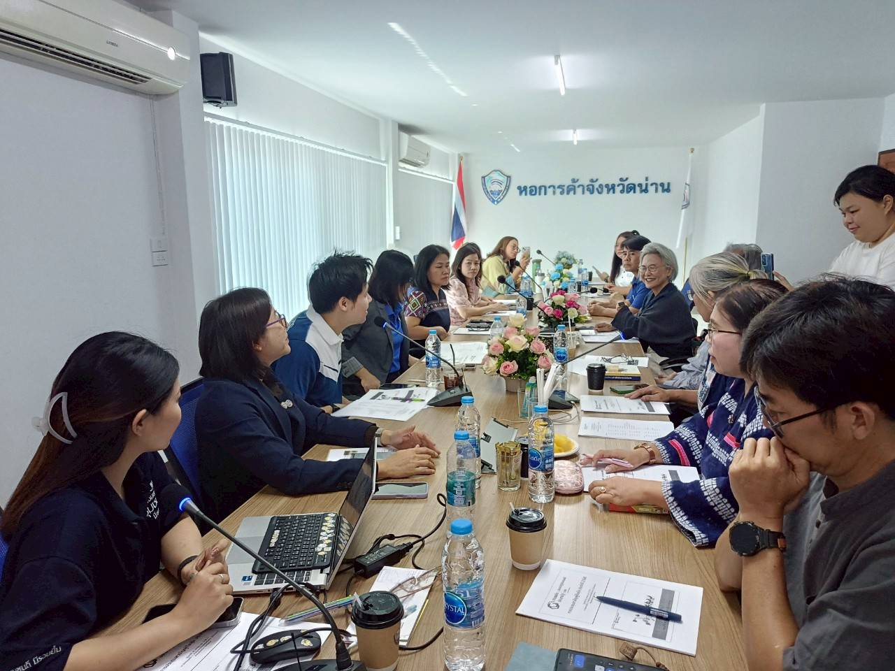 #น่านไม่เนิบ #NAN3FAST พช.น่าน เข้าร่วมประชุมคณะกรรมการบริษัทประชารัฐรักสามัคคีน่าน (วิสาหกิจเพื่อสังคม) จำกัด ประจำปี 2568