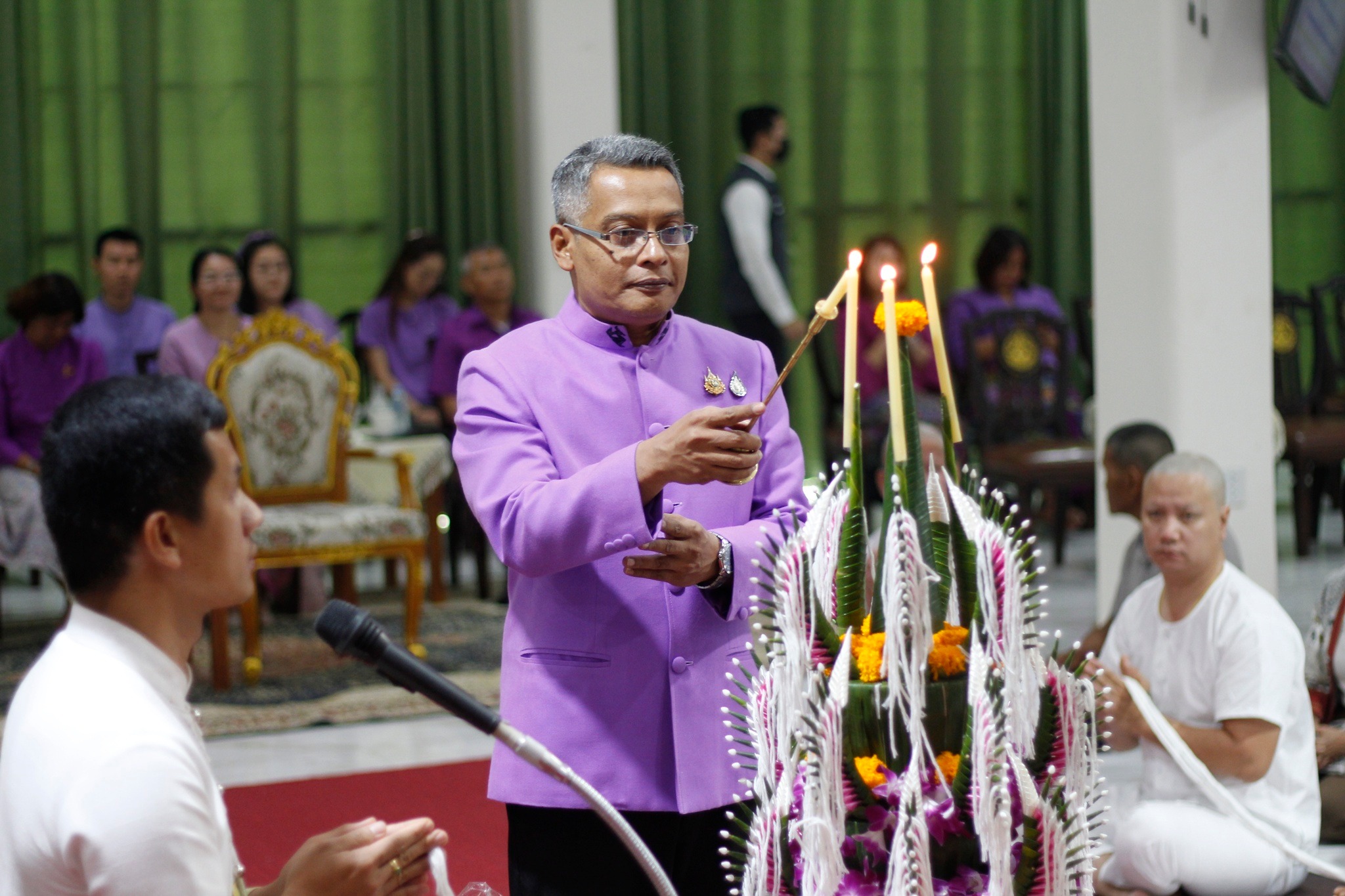 #น่านไม่เนิบ#NAN3FAST พช.น่าน ร่วมพิธีปลงผมและพิธีเรียกขวัญนาค ตามโครงการบรรพชาอุปสมบท เฉลิมพระเกียรติ เนื่องในโอกาสมหามงคลวันคล้ายวันพระราชสมภพสมเด็จพระกนิษฐาธิราชเจ้า กรมสมเด็จพระเทพรัตนราชสุดาฯ สยามบรมราชกุมารี ทรงเจริญพระชนมายุ 70 พรรษา 2 เมษายน 2568